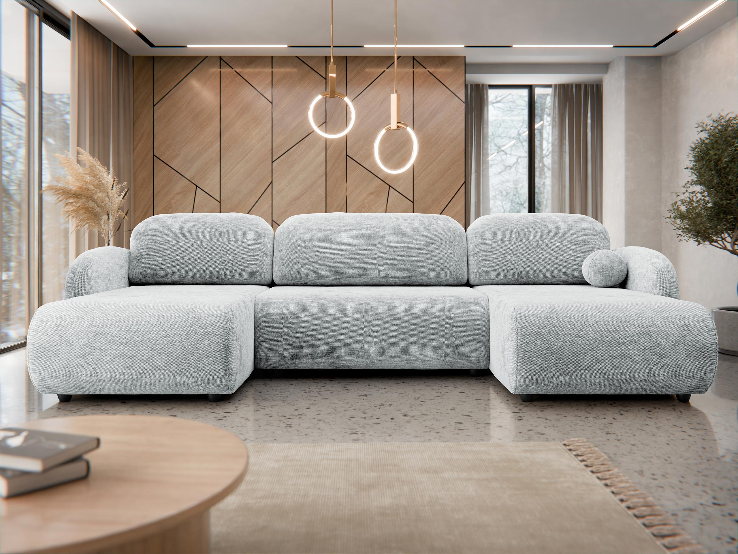 Ugaona sofa Columbus 250 (Sereno 692)