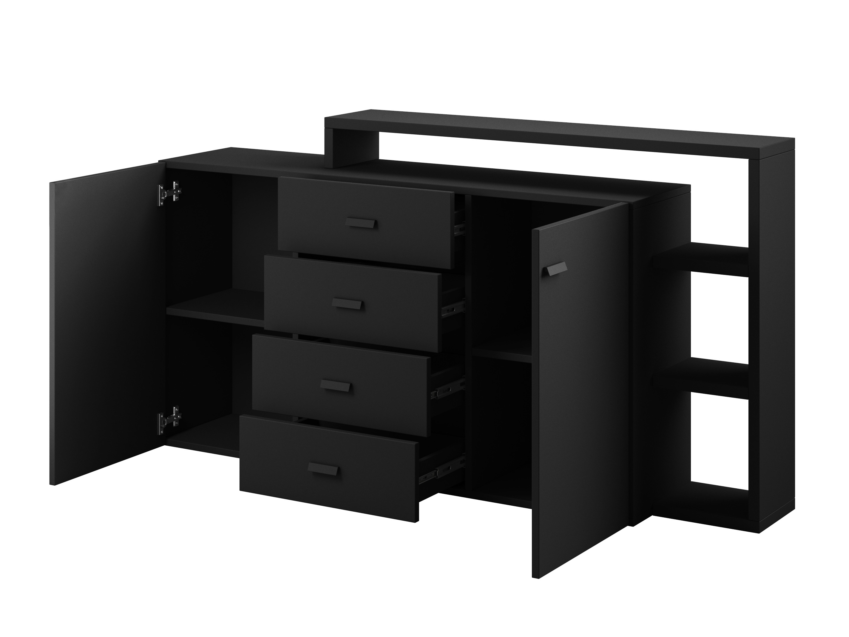 Komoda Lutiva 106 (Mat crna)