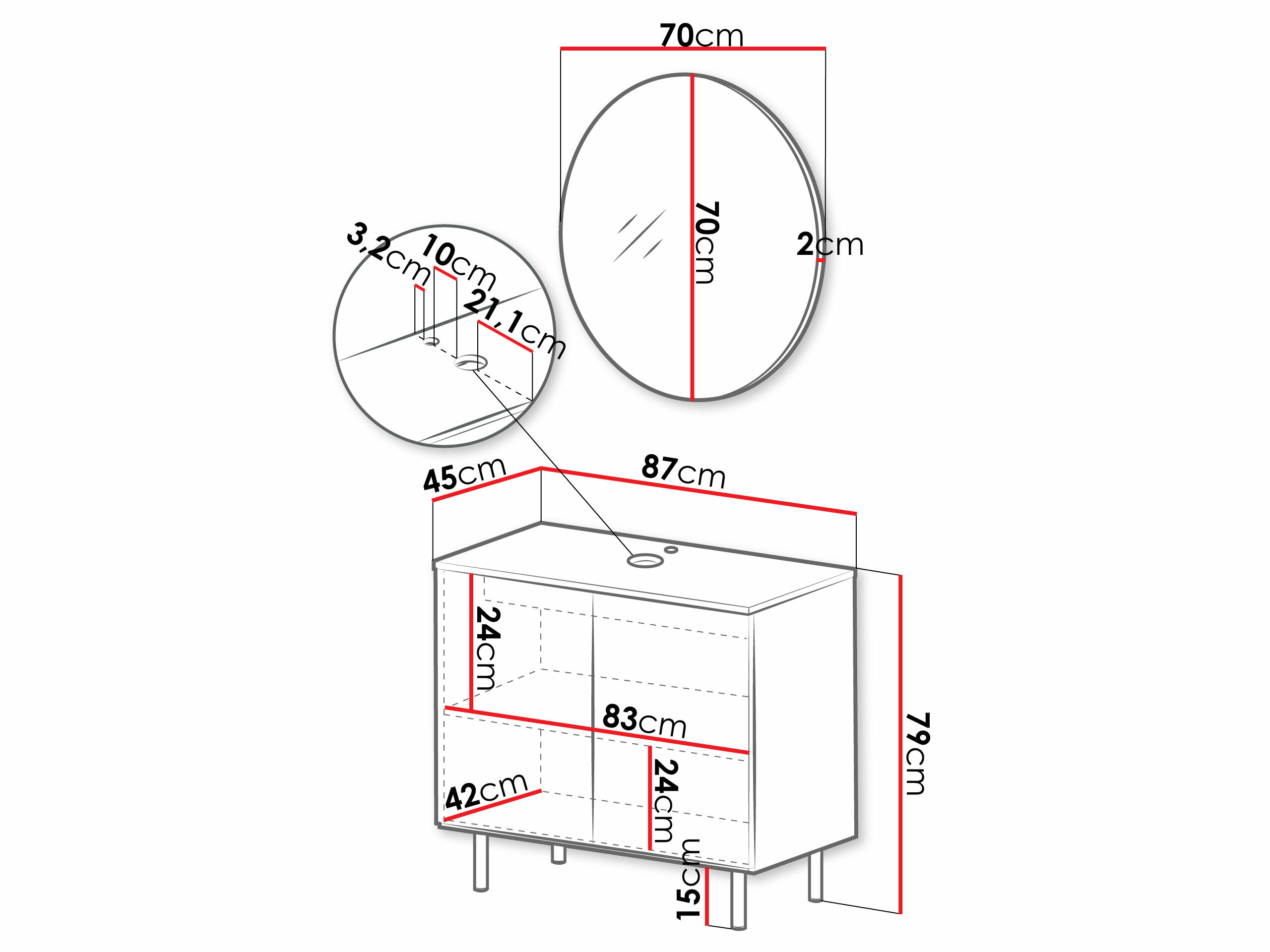 Set za kupatilo Virdomi 109 (Kašmir)