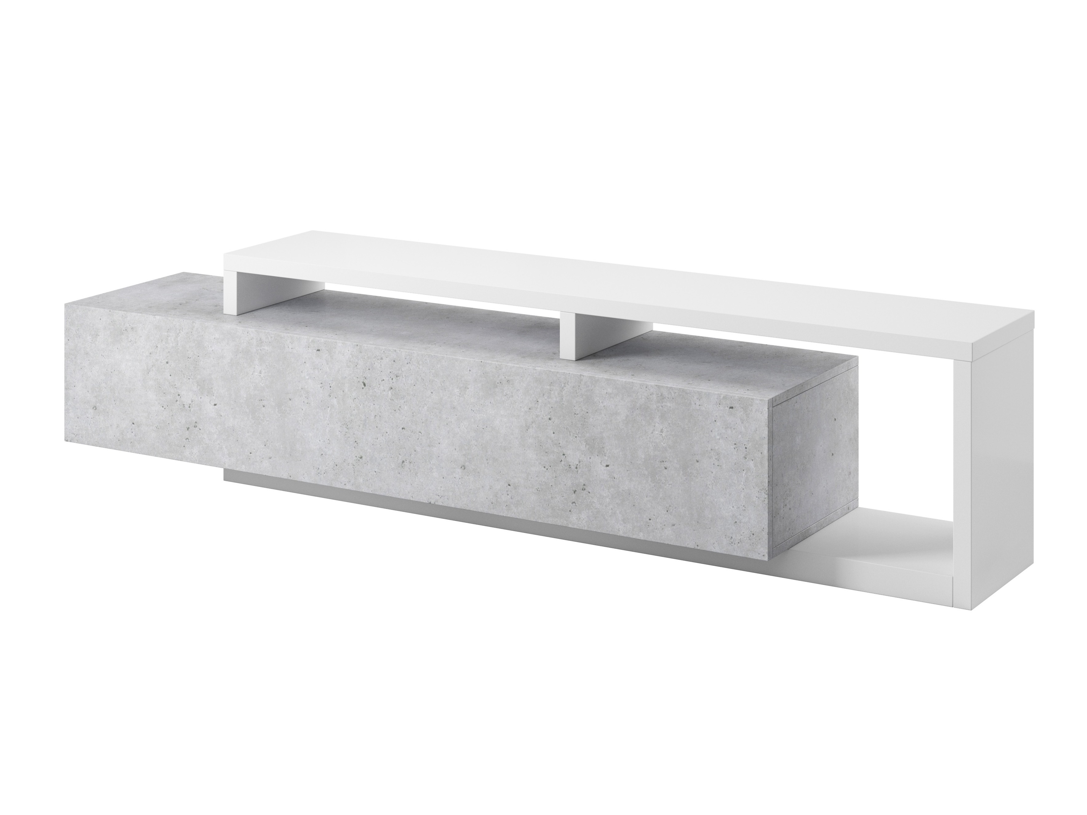 TV sto Lutiva 103 (Belo + Boja betona)