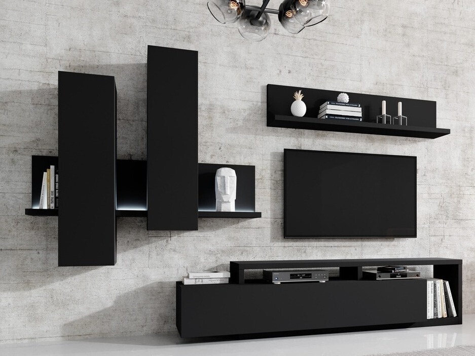 Zidni ormarić Lutiva 101 (Mat crna)