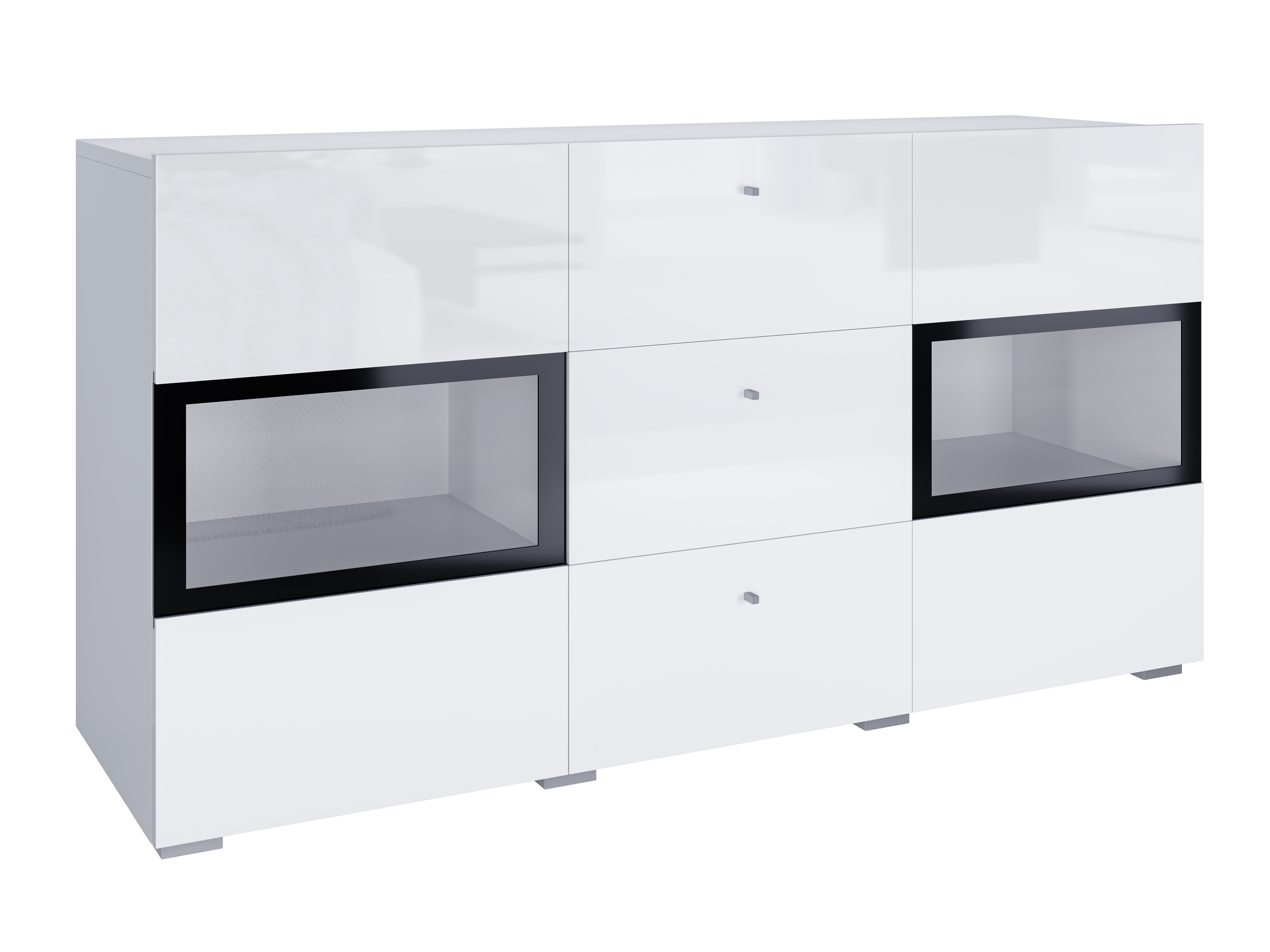 Komoda Serodeu 101 (Belo + Sjajno belo)