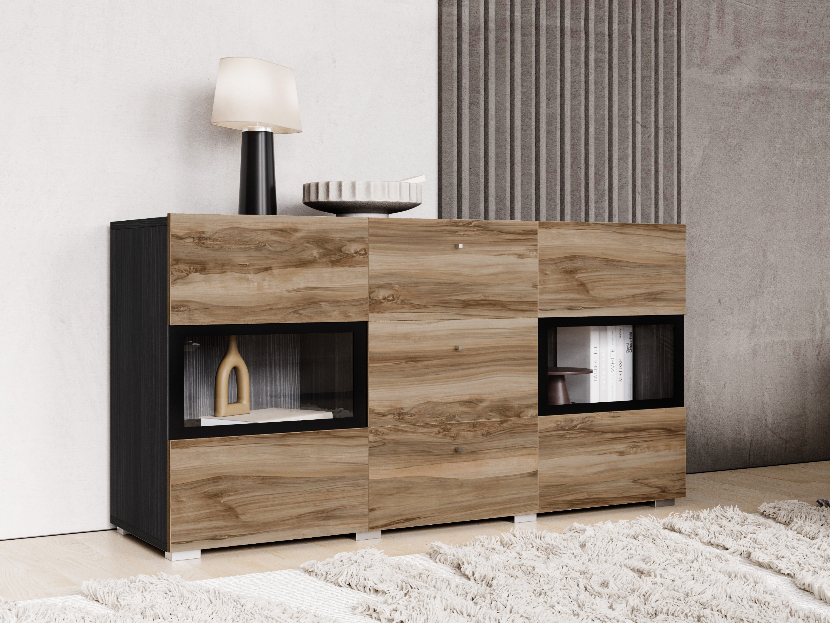 Komoda Serodeu 101 (Orah + Tamno brown)