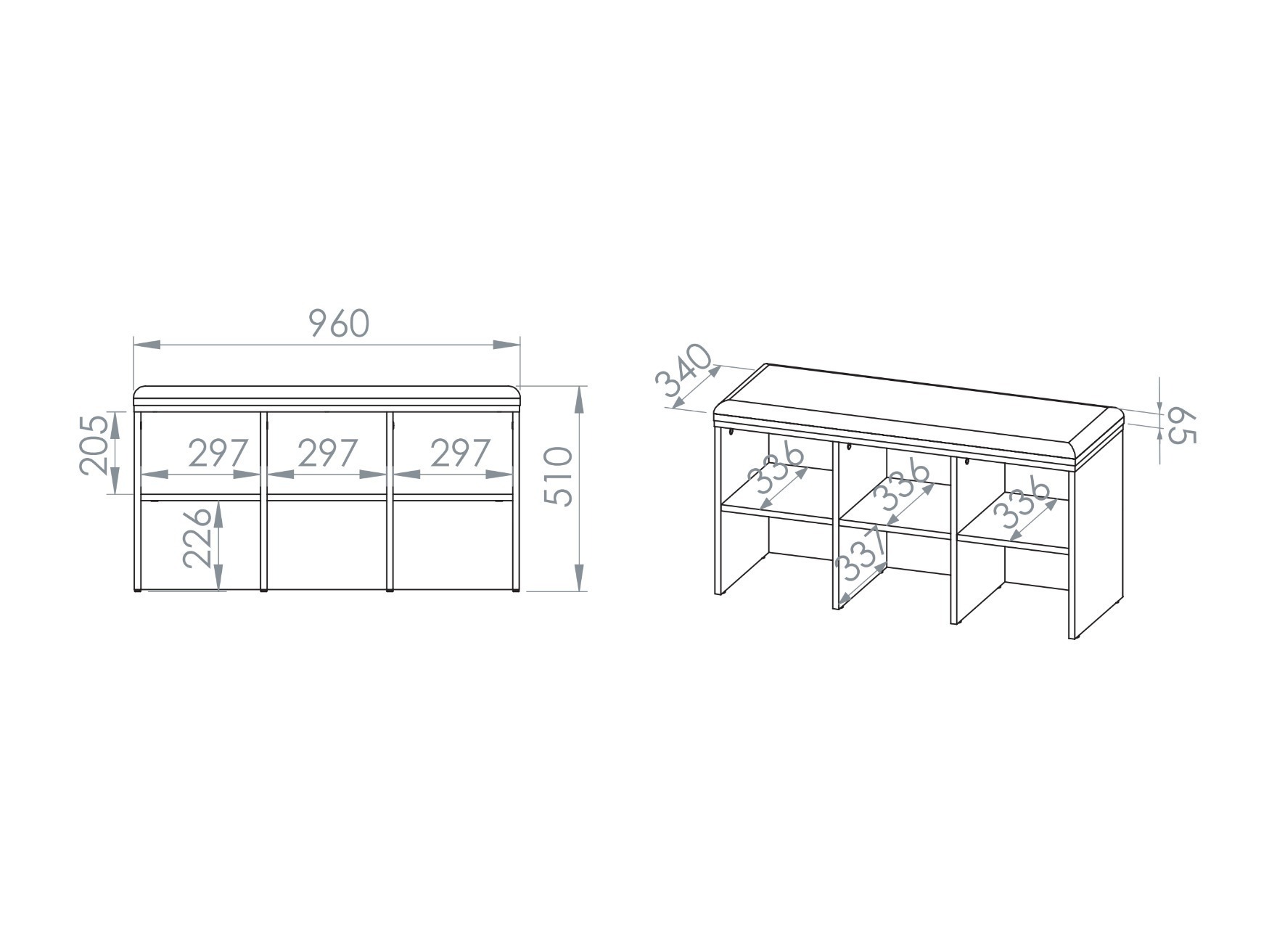 Polica za obuću Madison 193