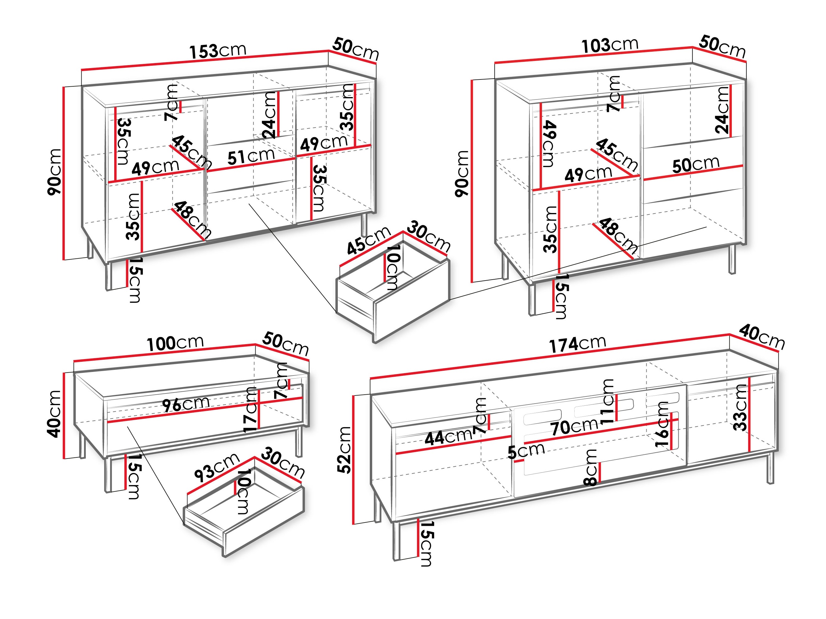 Set za dnevnu sobu Comfivo Delruva 109 (Crno)