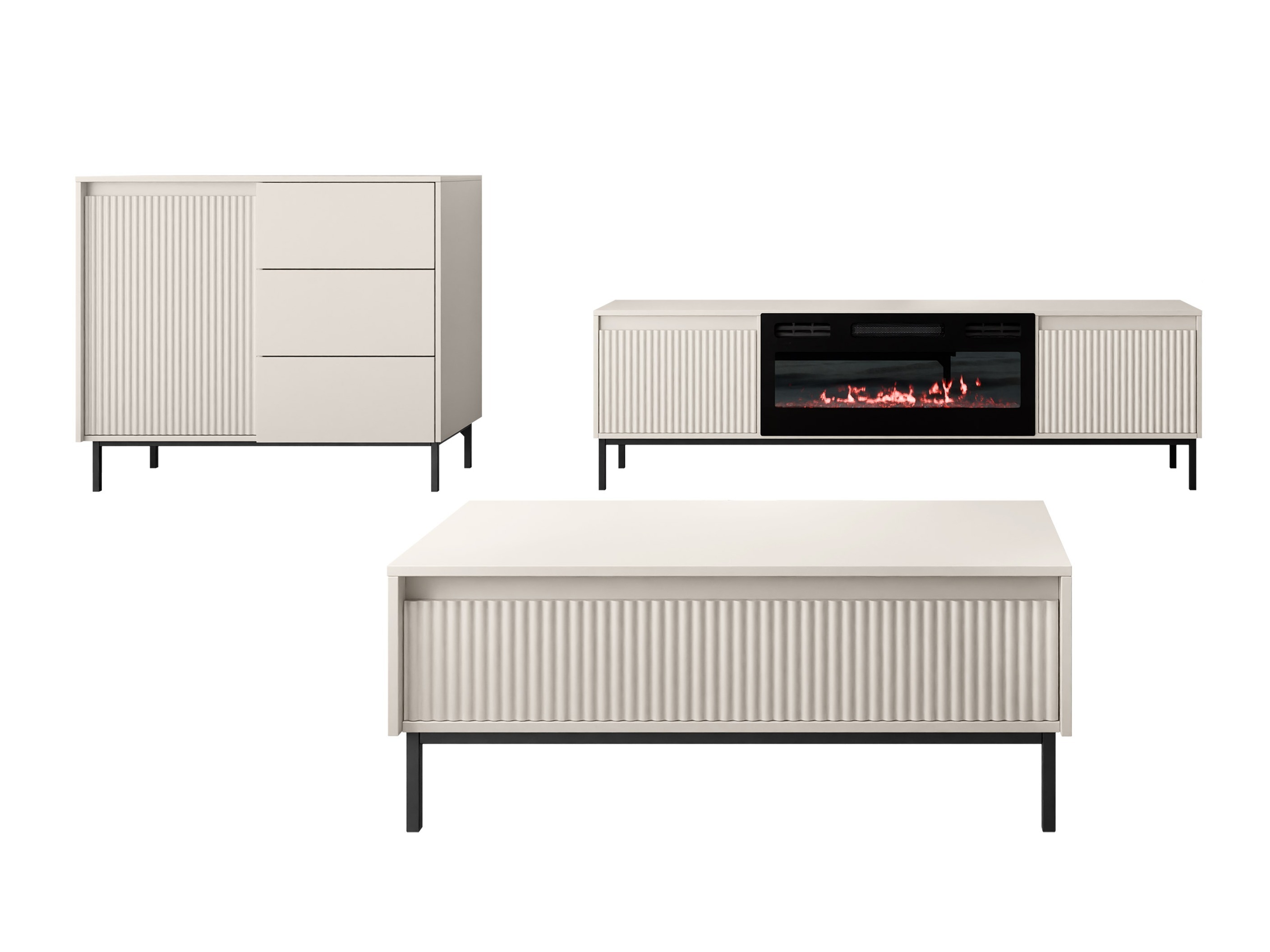 Set za dnevnu sobu Comfivo Delruva 110 (Kašmir)