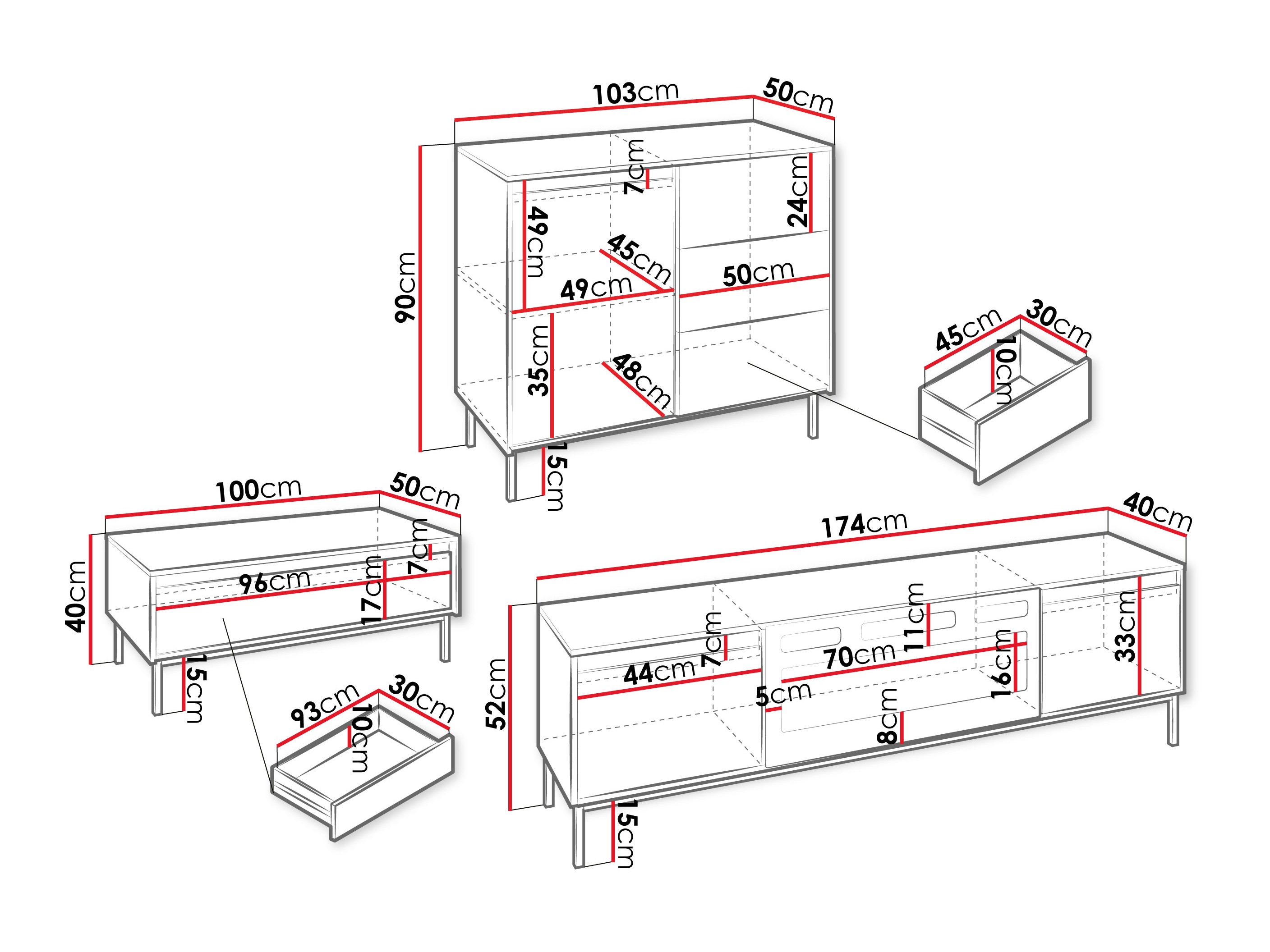 Set za dnevnu sobu Comfivo Delruva 110 (Kašmir)