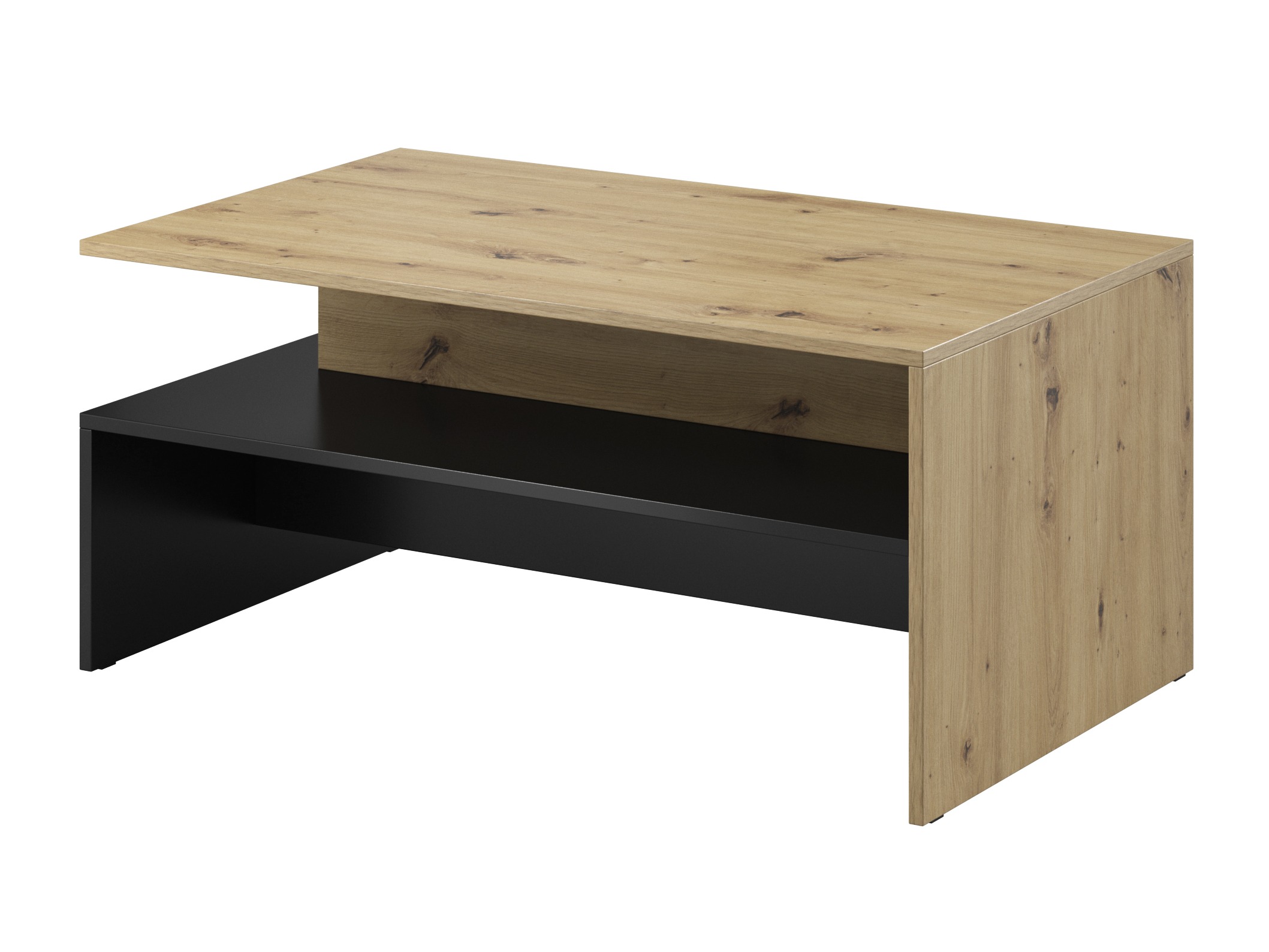 Stočić za kafu Serodeu 103 (Artisan hrast + Mat crna)