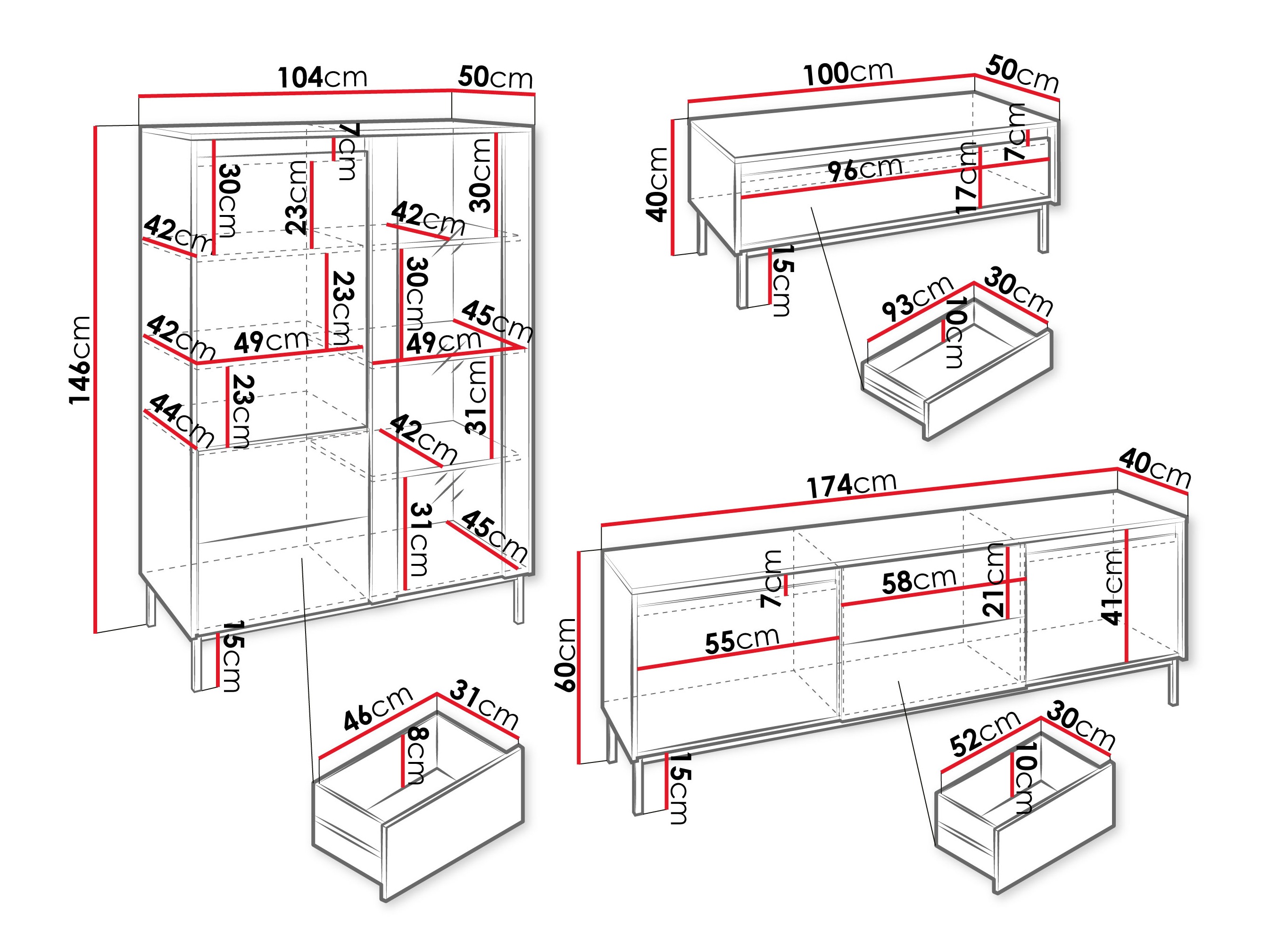 Set za dnevnu sobu Comfivo Delruva 111 (Kašmir)