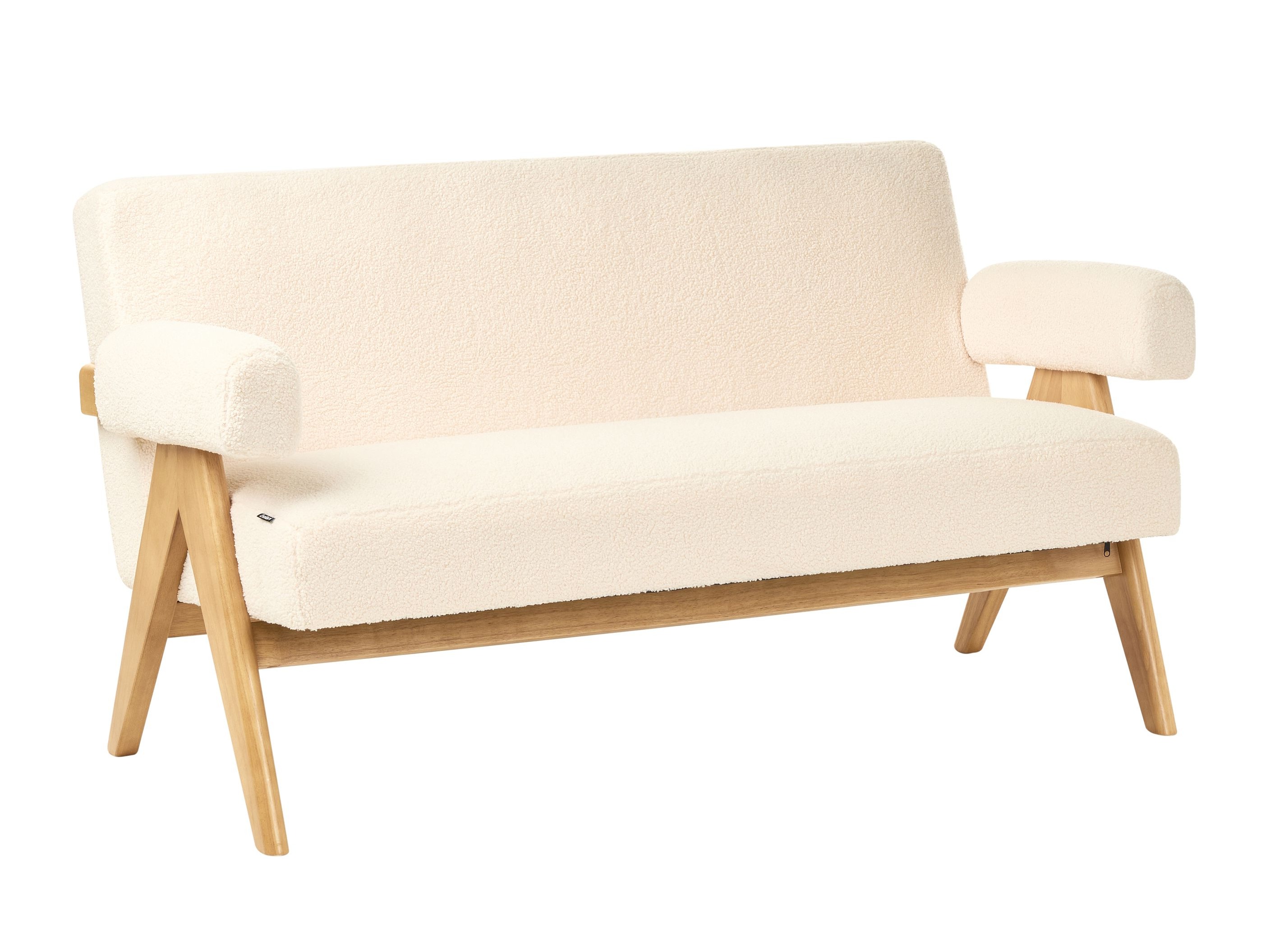 Sofa Berwyn 2713 (Belo + Svetlo drvo)