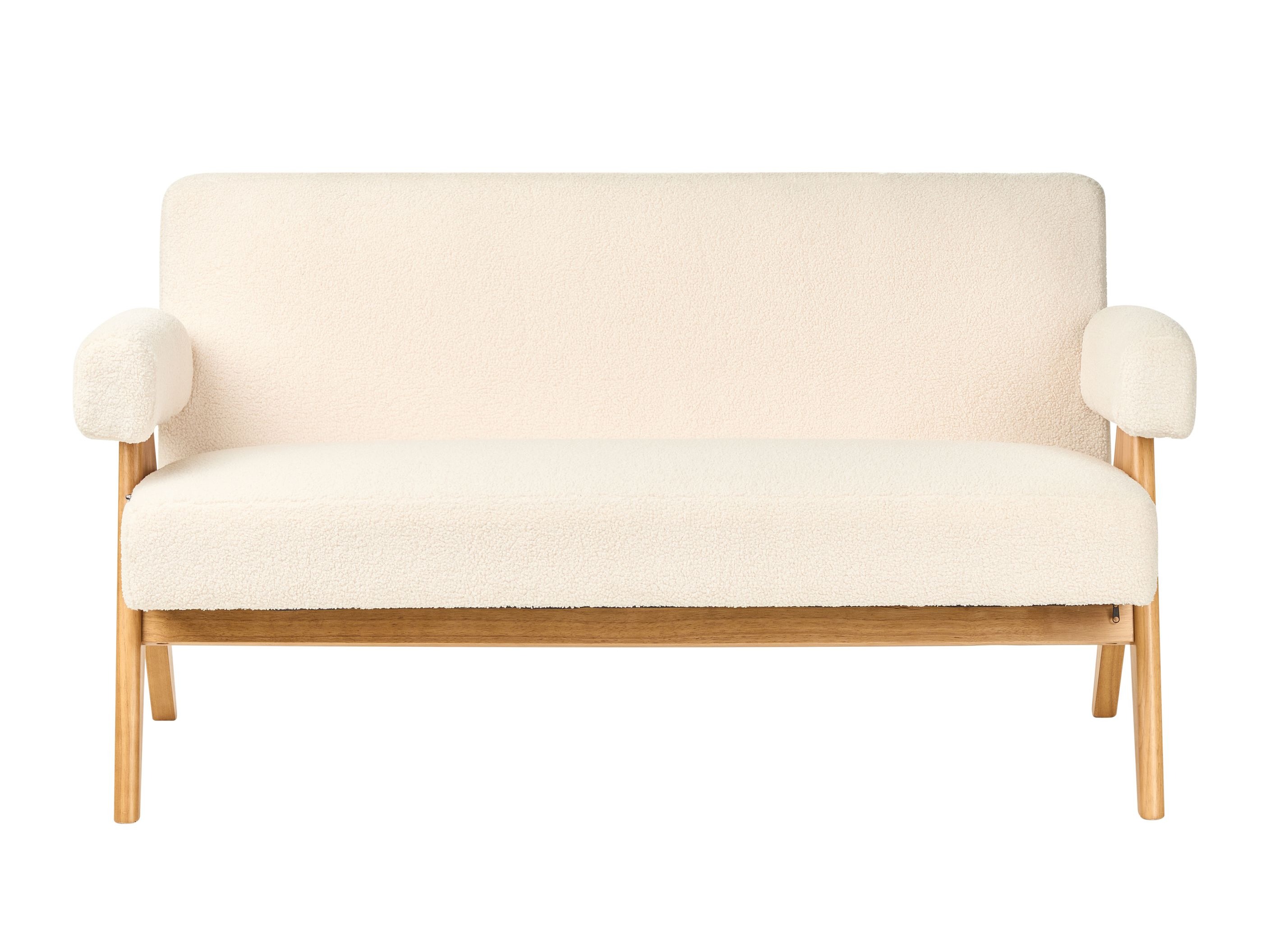 Sofa Berwyn 2713 (Belo + Svetlo drvo)
