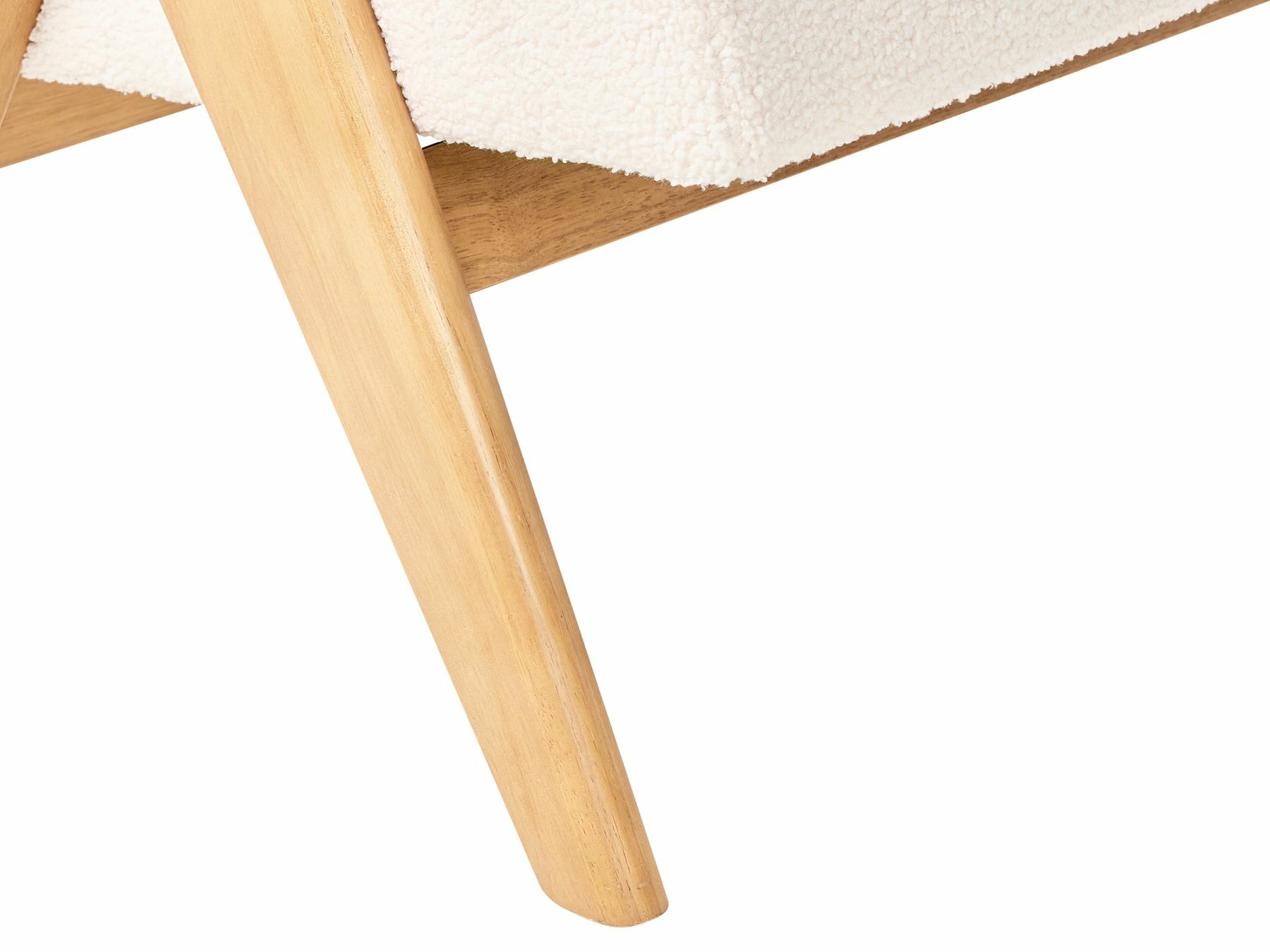 Sofa Berwyn 2713 (Belo + Svetlo drvo)