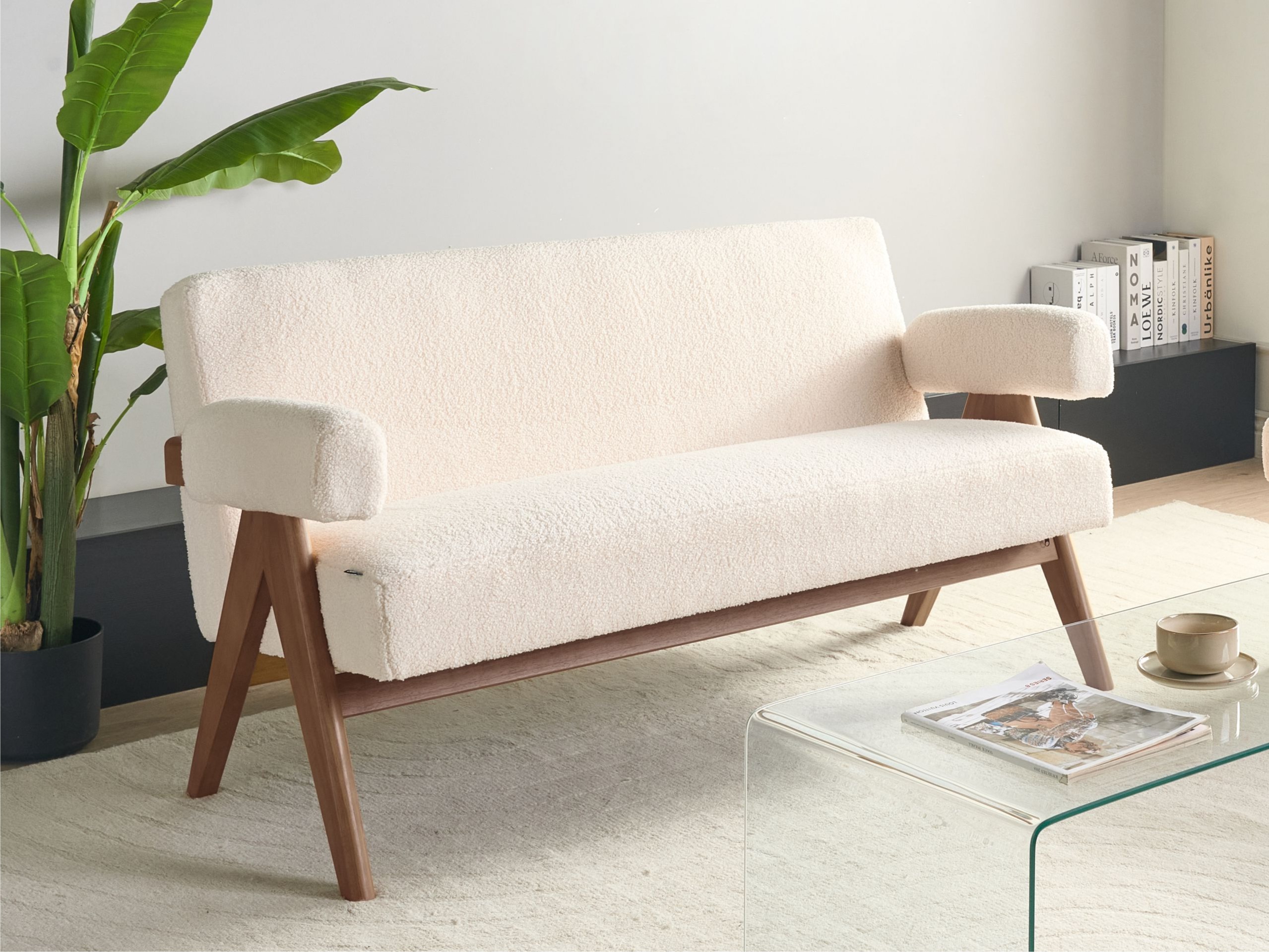 Sofa Berwyn 2713 (Belo + Tamno drvo)
