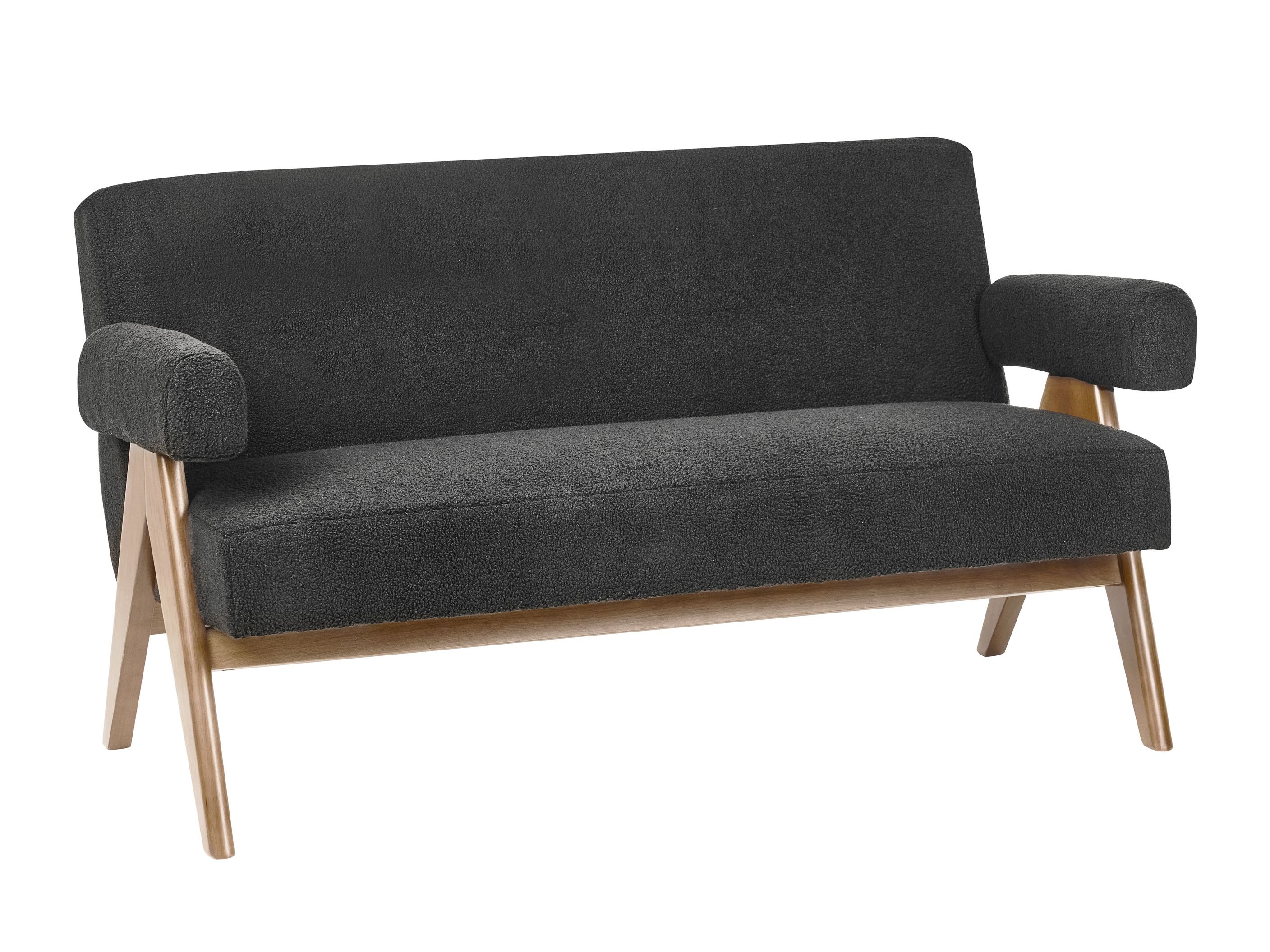 Sofa Berwyn 2713 (Crno + Tamno drvo)