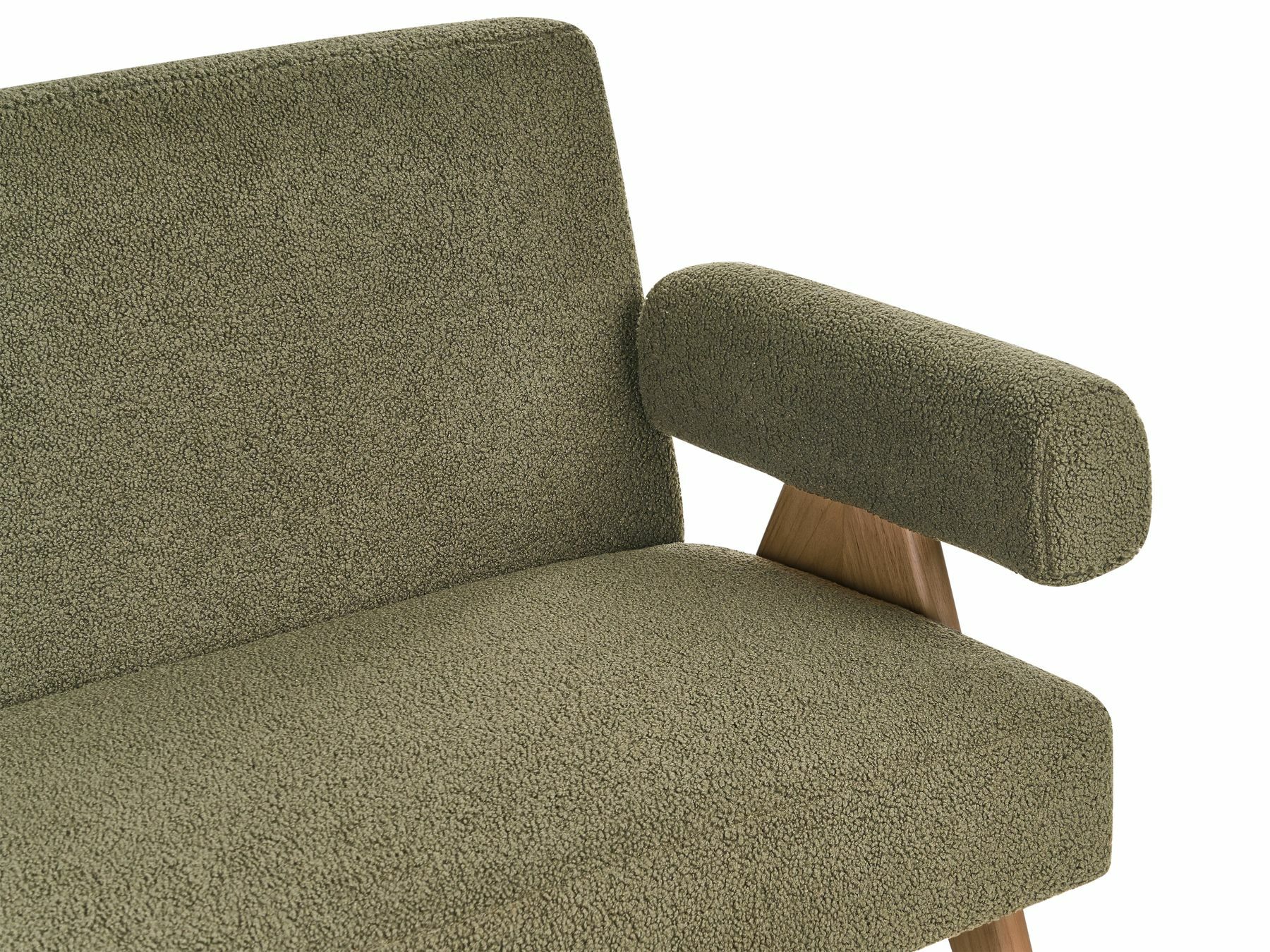 Sofa Berwyn 2713 (Zelena + Tamno drvo)