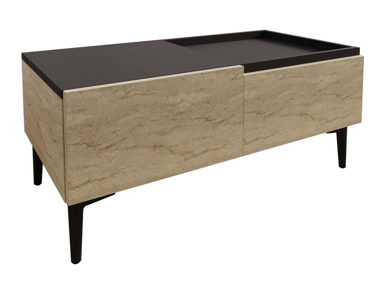 Stočić za kafu Kailua 2586 (Svetlo Travertine + Antracit)