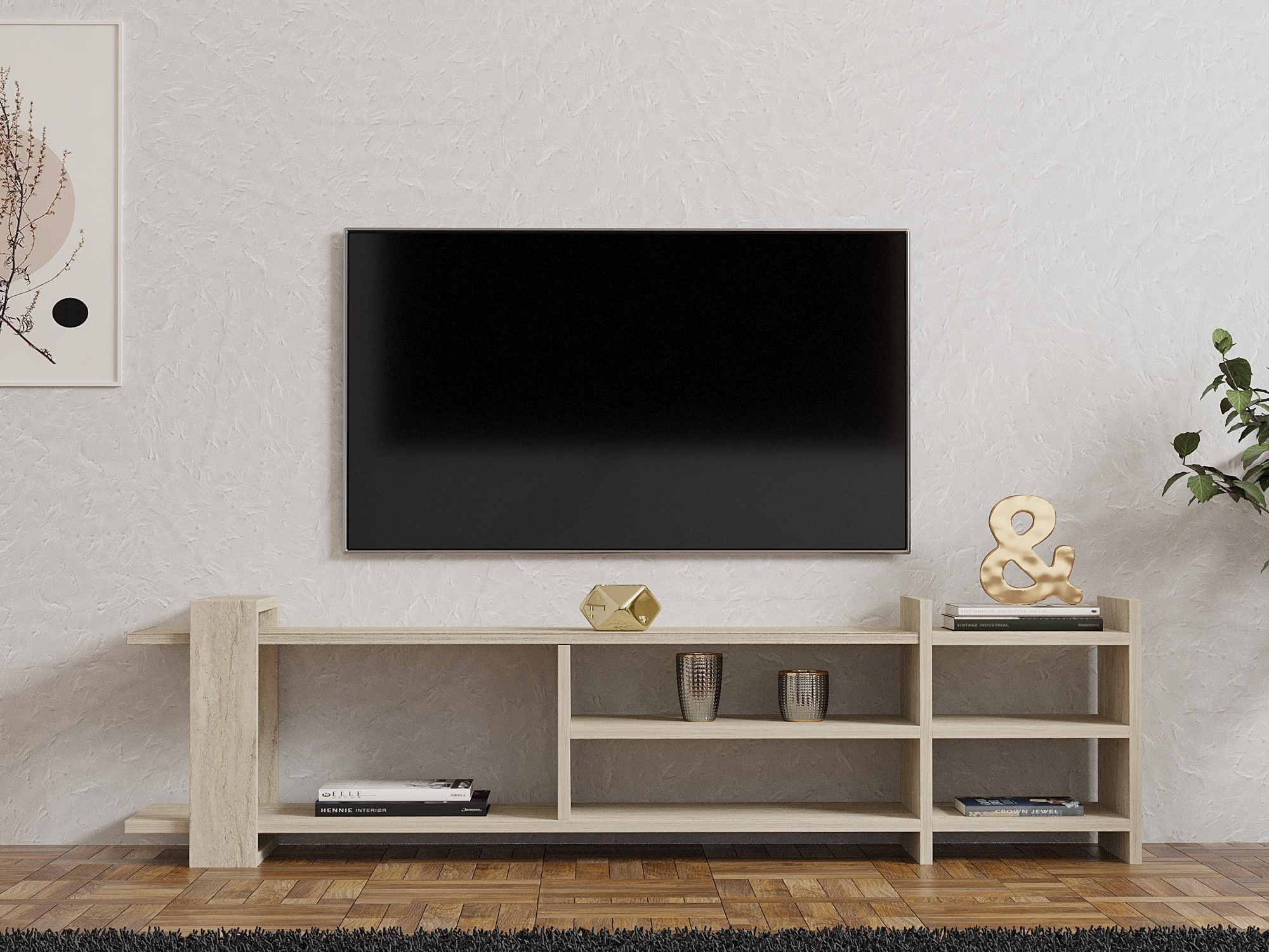 TV komoda Kailua 2587 (Svetlo Travertine)
