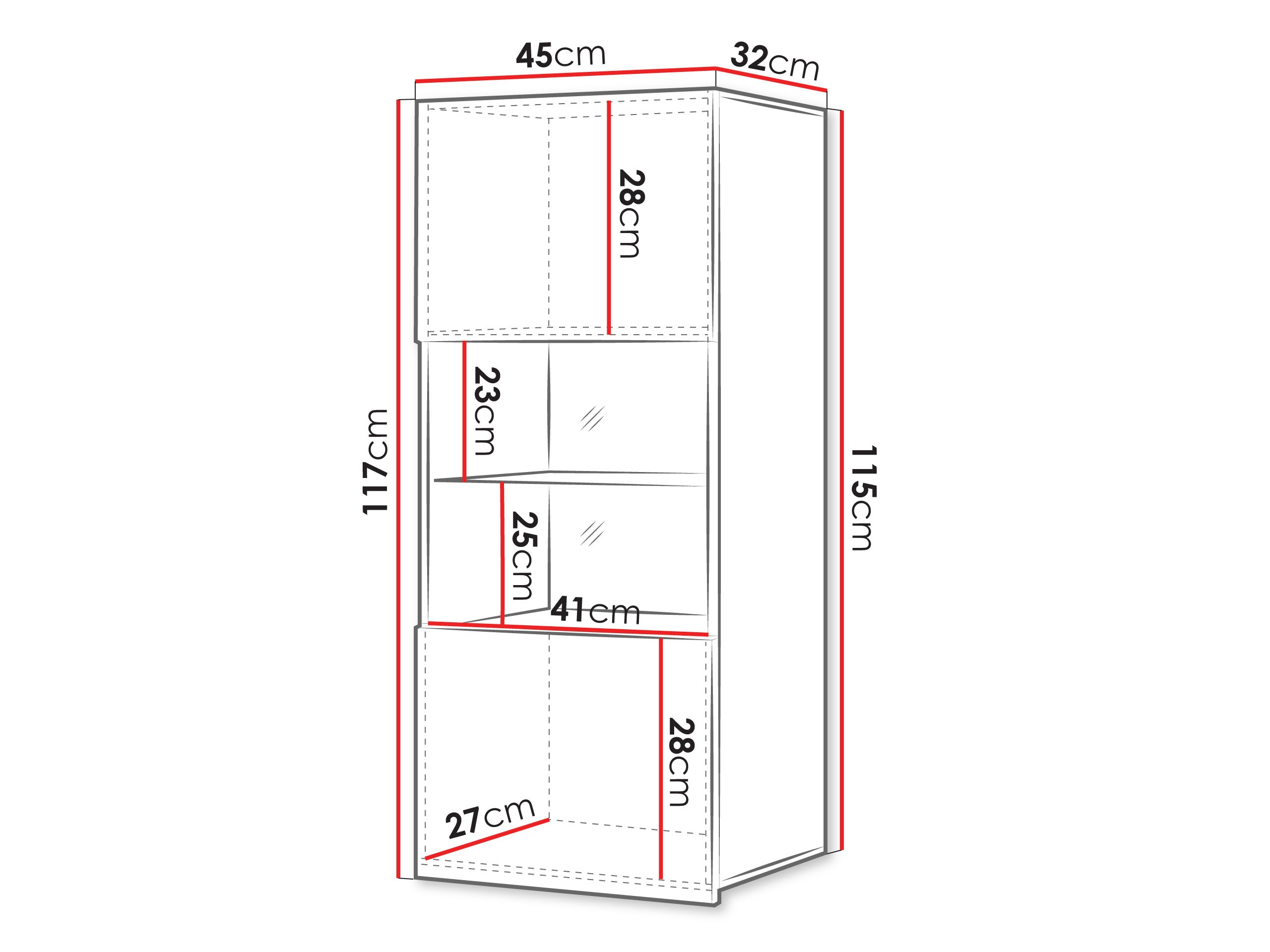 Zidni ormarić Tivdalu 102 (Kašmir)