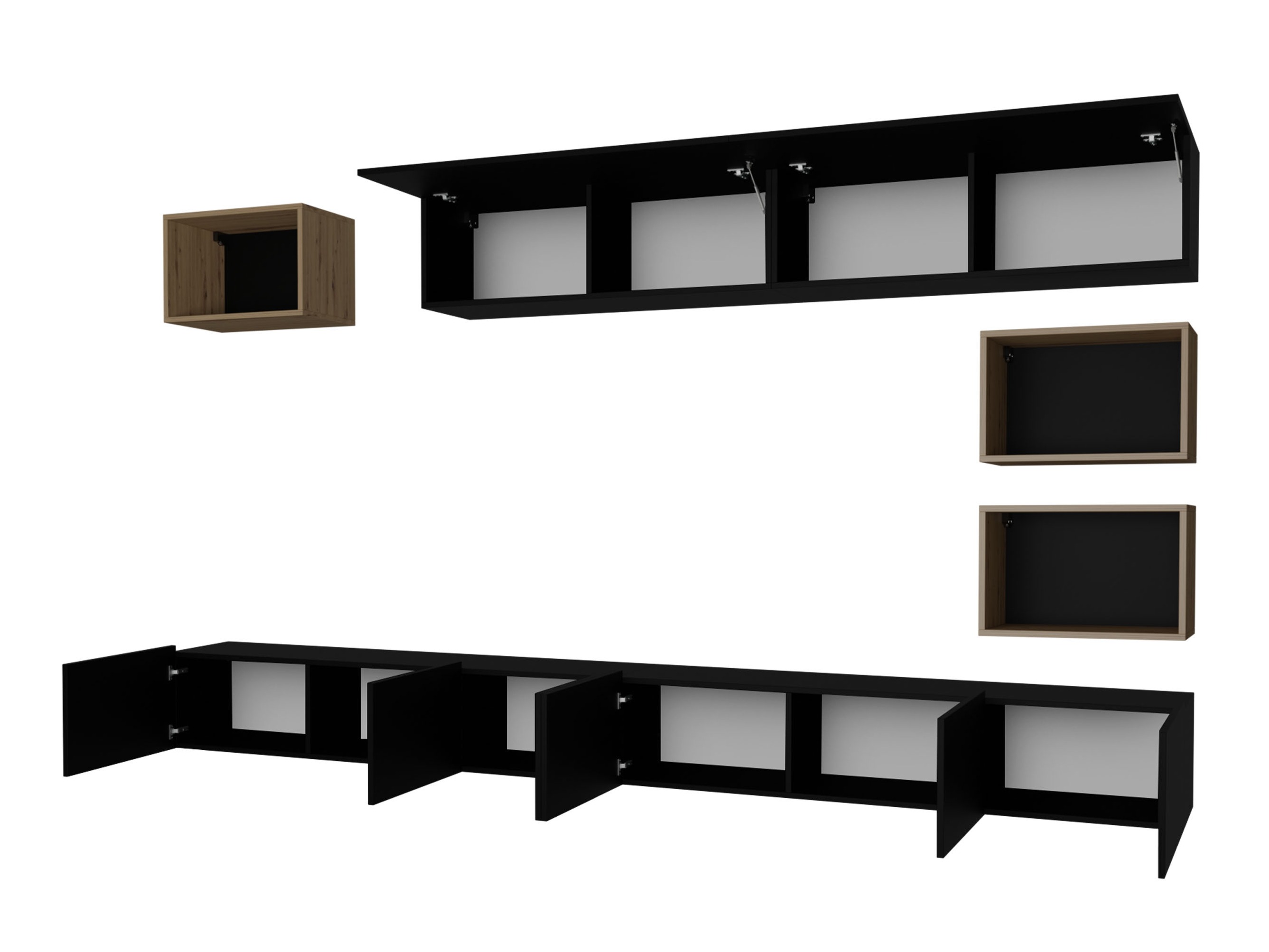 Set za dnevnu sobu Remus XXXI (Kašmir + Artisan hrast)