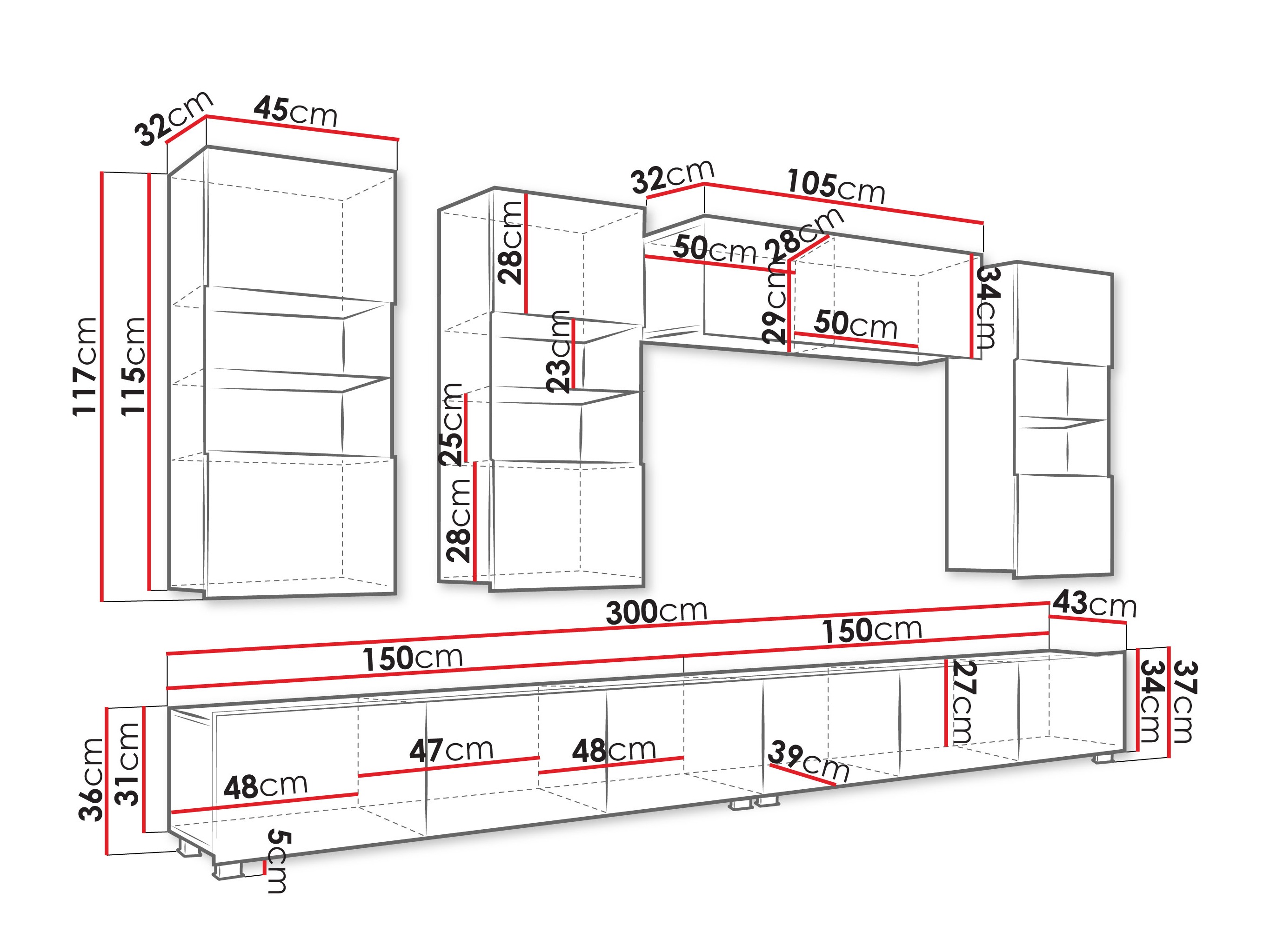 Set za dnevnu sobu Tivdalu 109 (Kašmir)