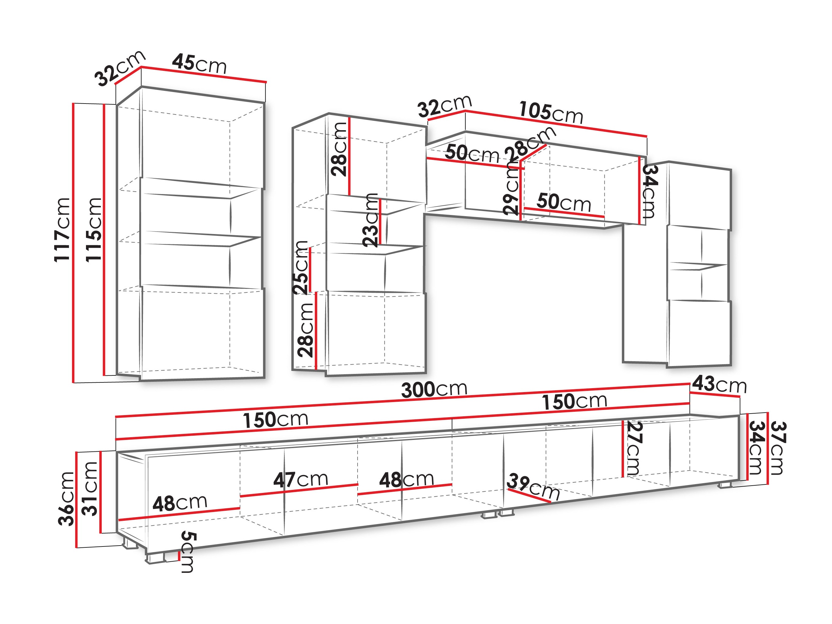 Set za dnevnu sobu Tivdalu 109 (Kašmir)