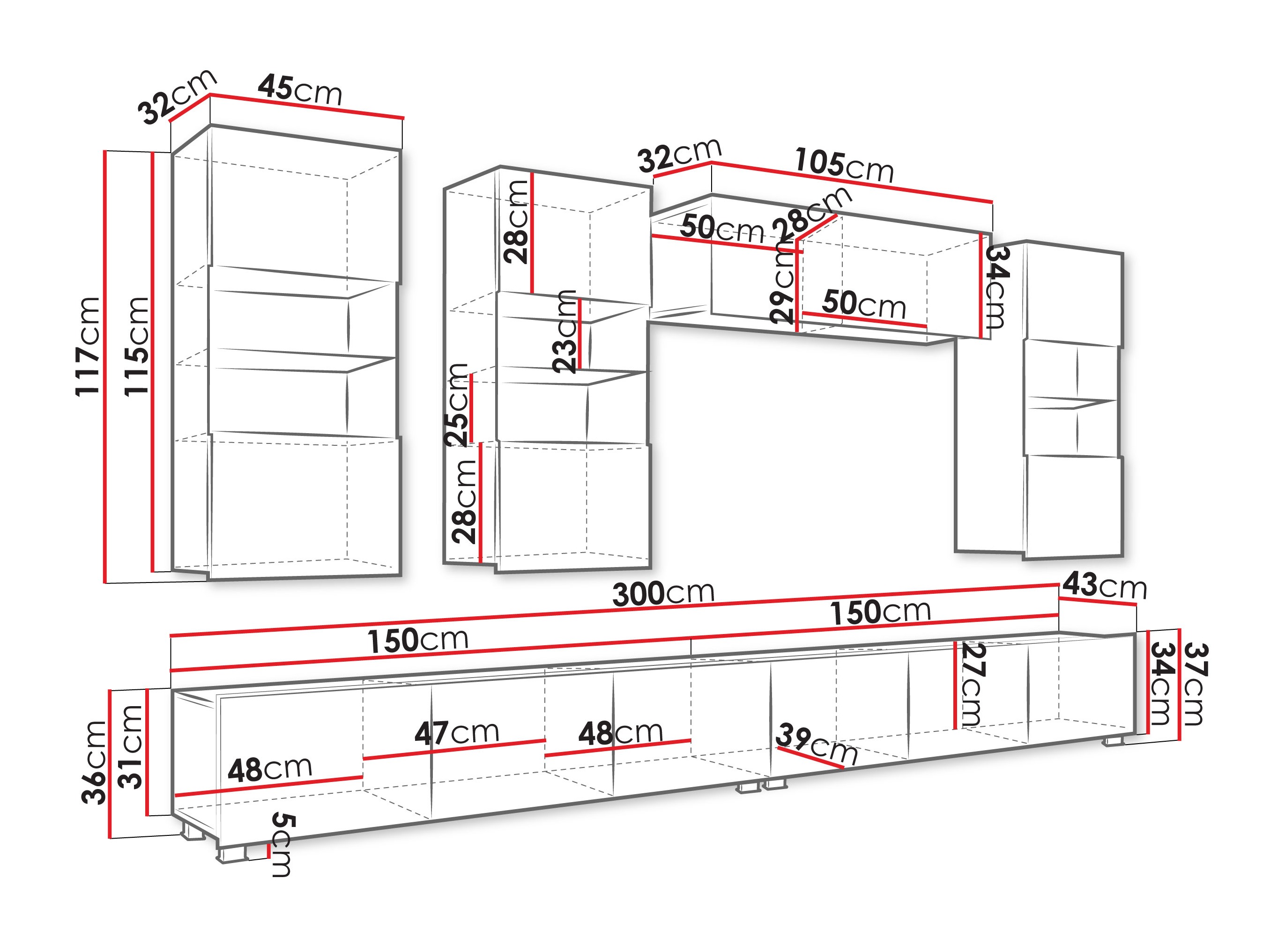 Set za dnevnu sobu Tivdalu 109 (Kašmir)