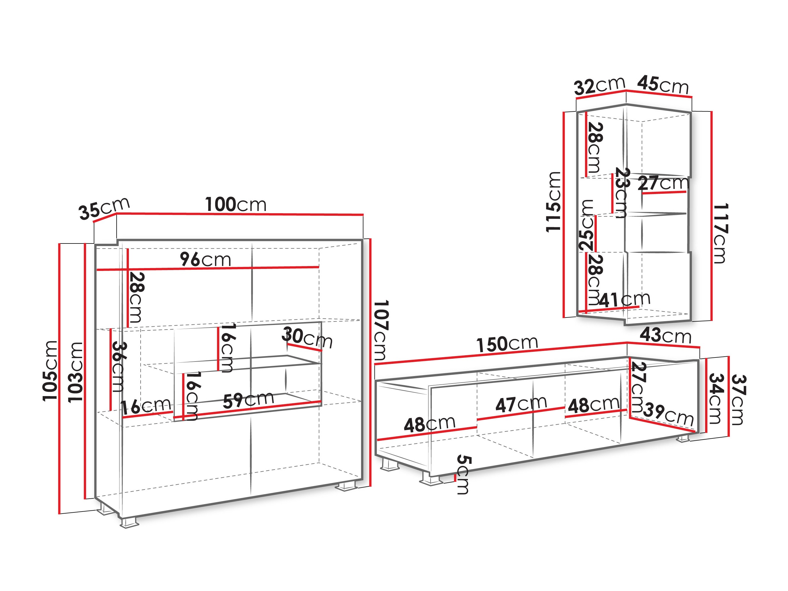 Set za dnevnu sobu Tivdalu 111 (Kašmir)