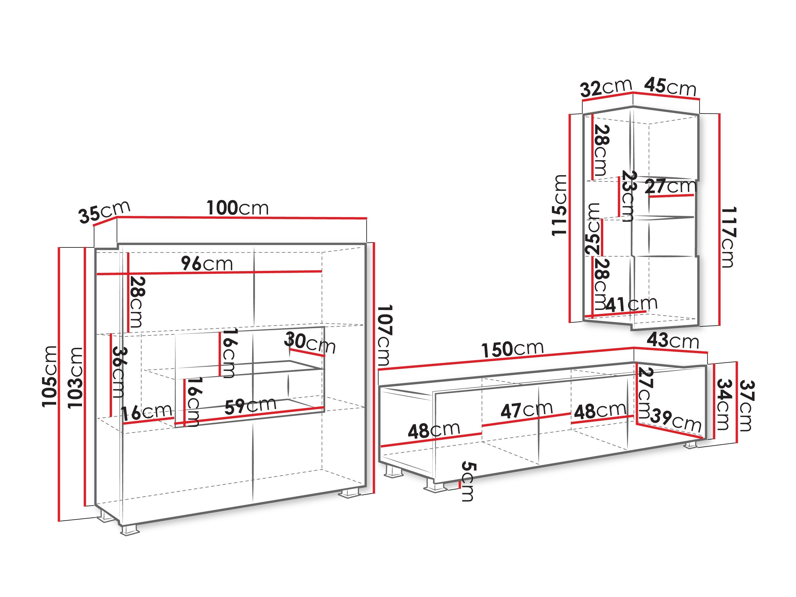 Set za dnevnu sobu Tivdalu 111 (Kašmir)