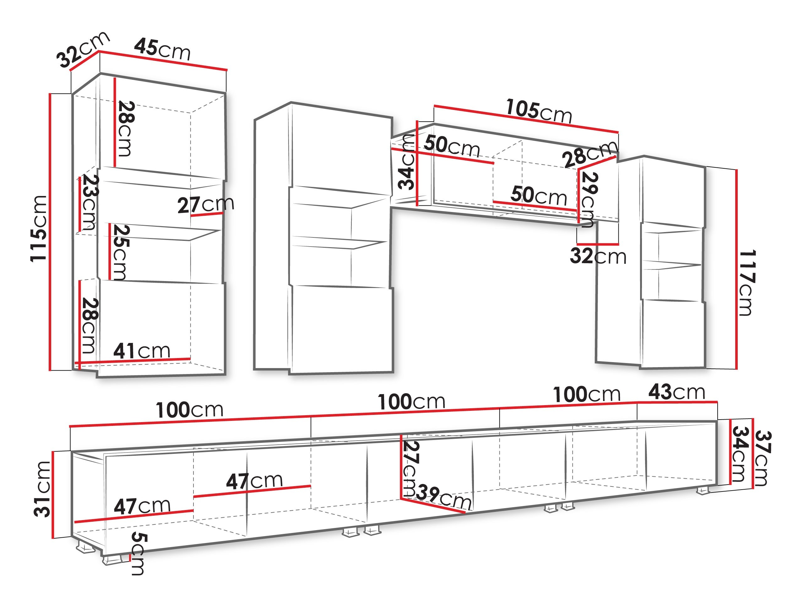 Set za dnevnu sobu Tivdalu 121 (Kašmir)