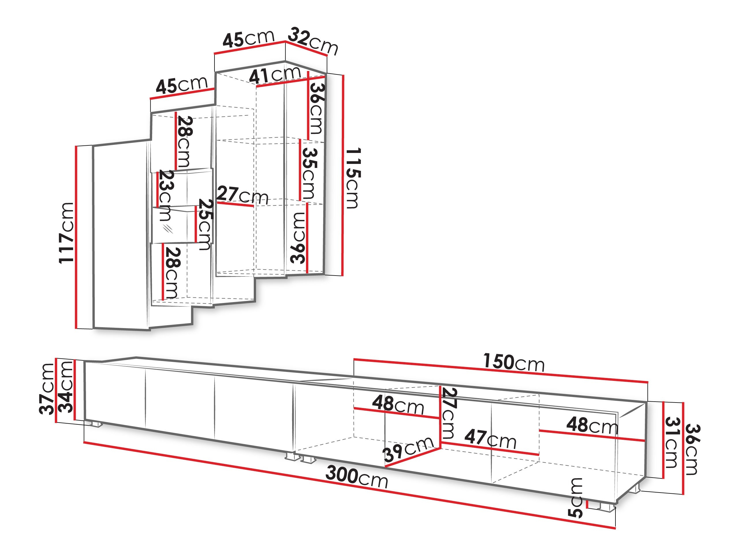 Set za dnevnu sobu Tivdalu 133 (Kašmir)