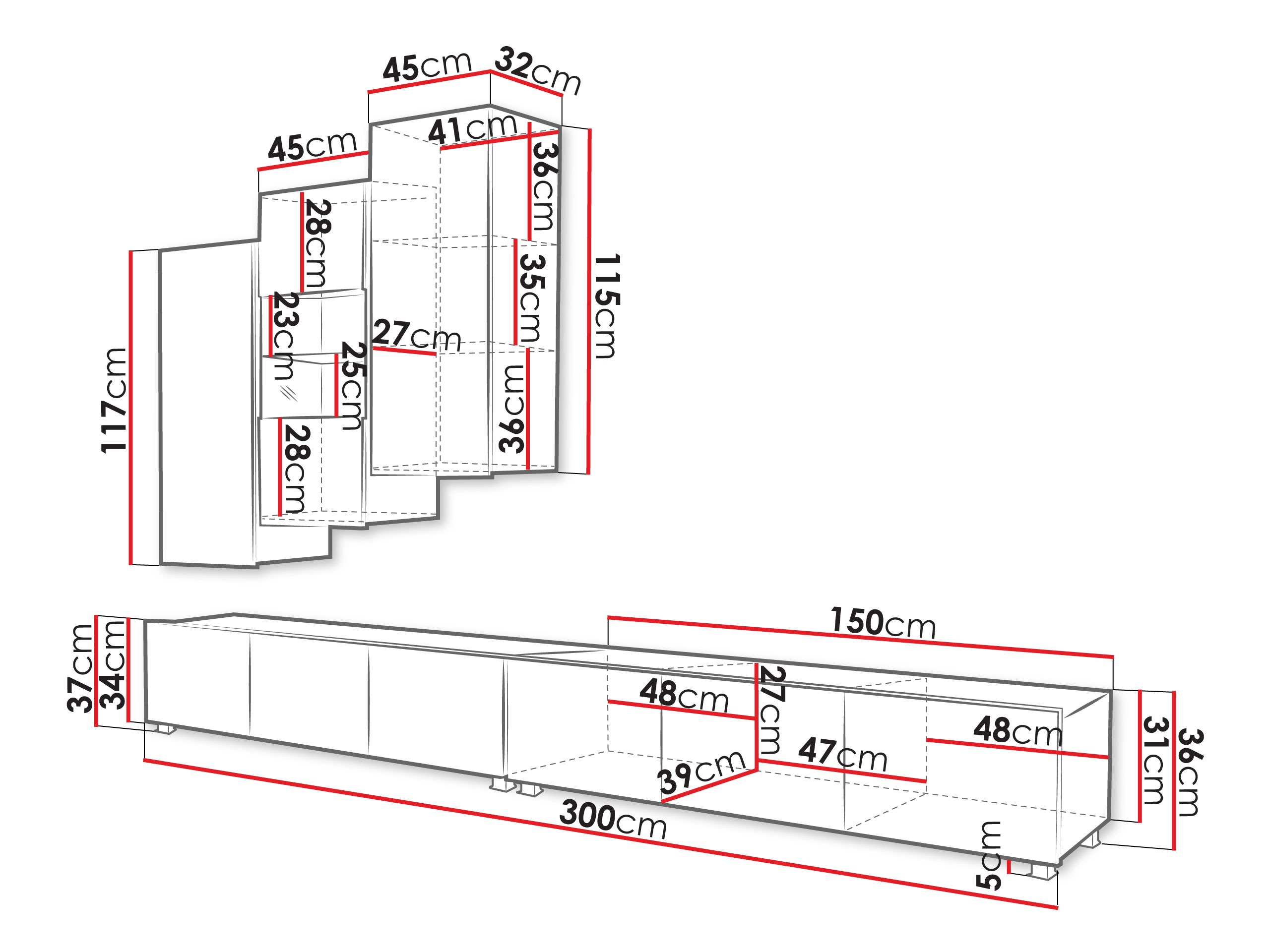 Set za dnevnu sobu Tivdalu 133 (Kašmir)