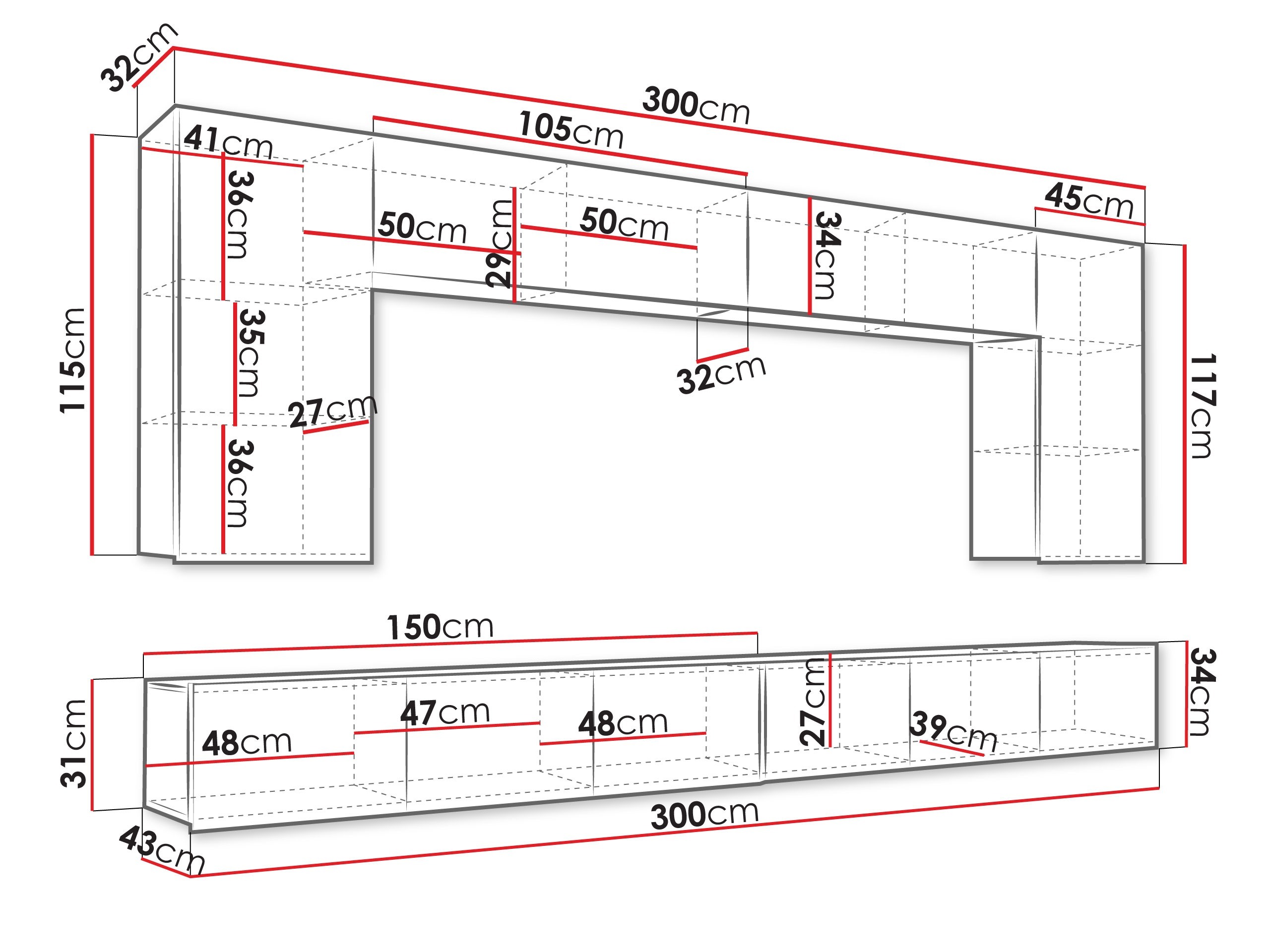 Set za dnevnu sobu Tivdalu 135 (Kašmir)