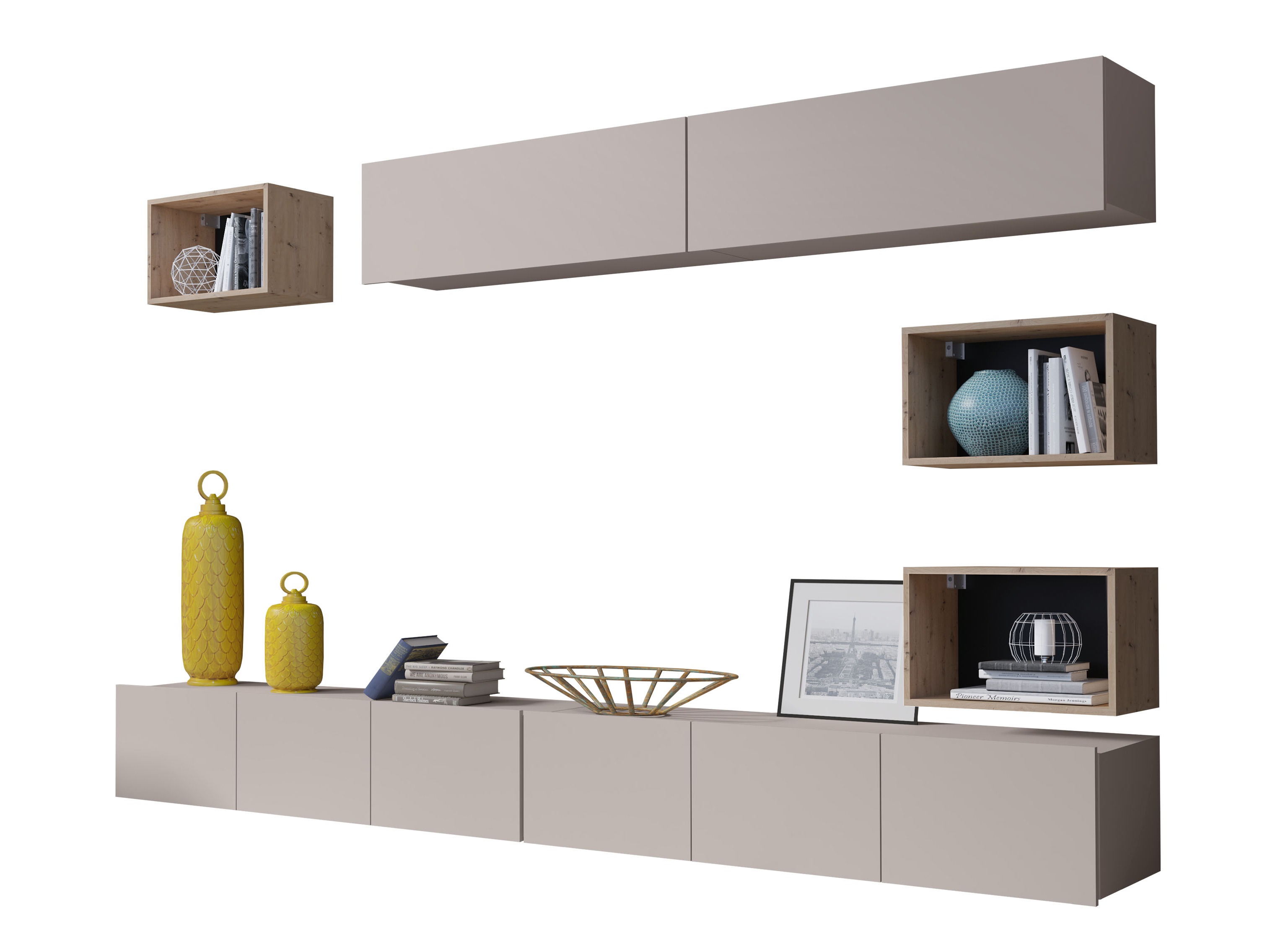 Set za dnevnu sobu Tivdalu 151 (Kašmir + Zanatski hrast)