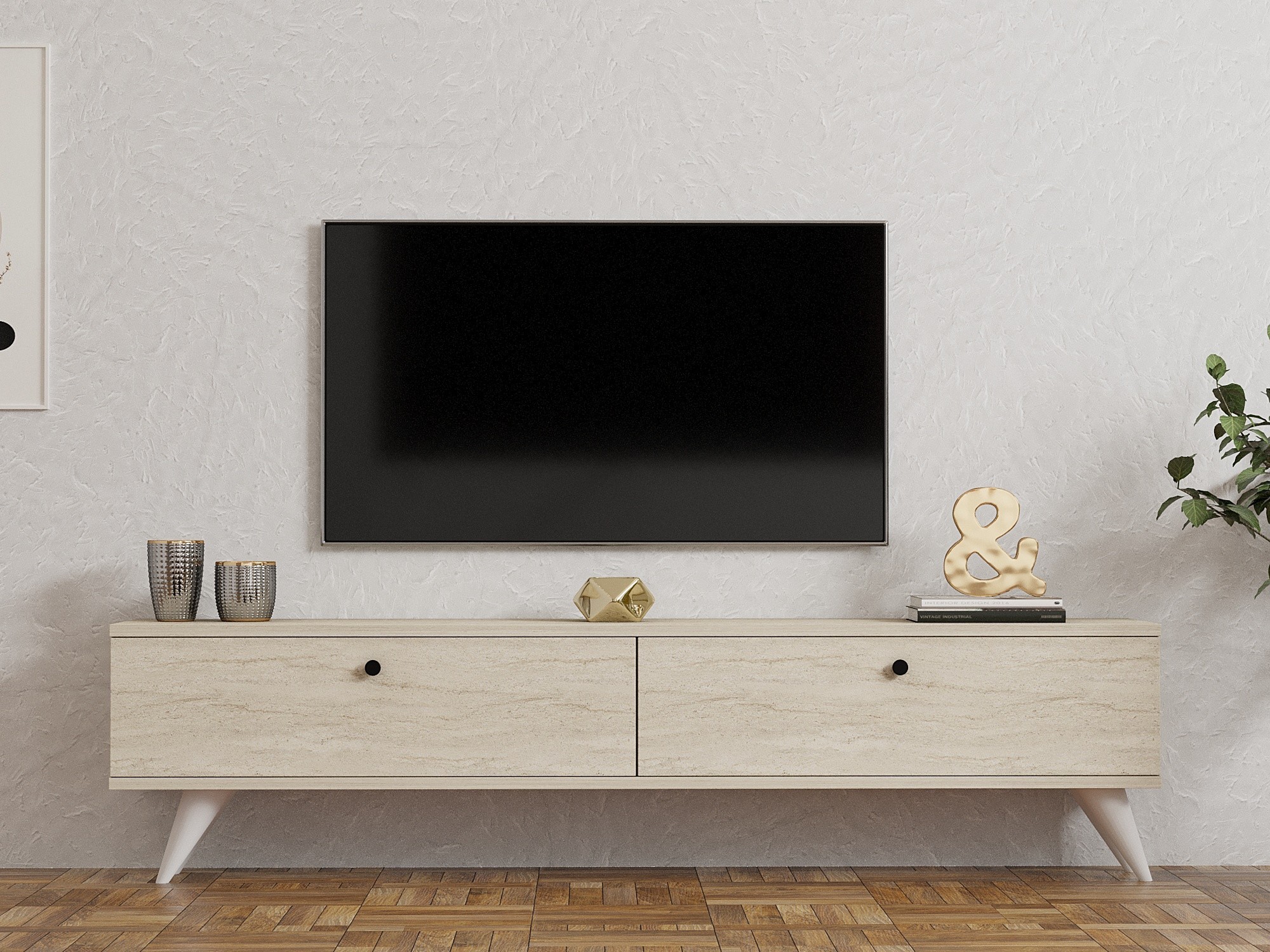 TV komoda Kailua 2588 (Svetlo Travertine)