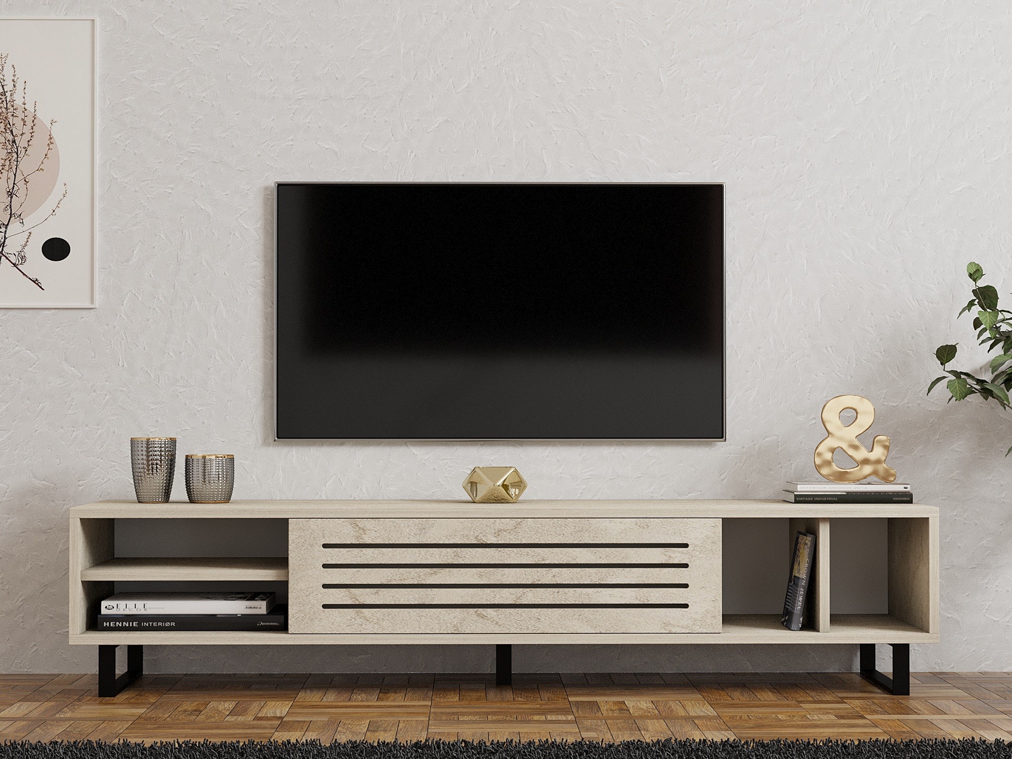 TV komoda Kailua 629 (Svetli travertin)