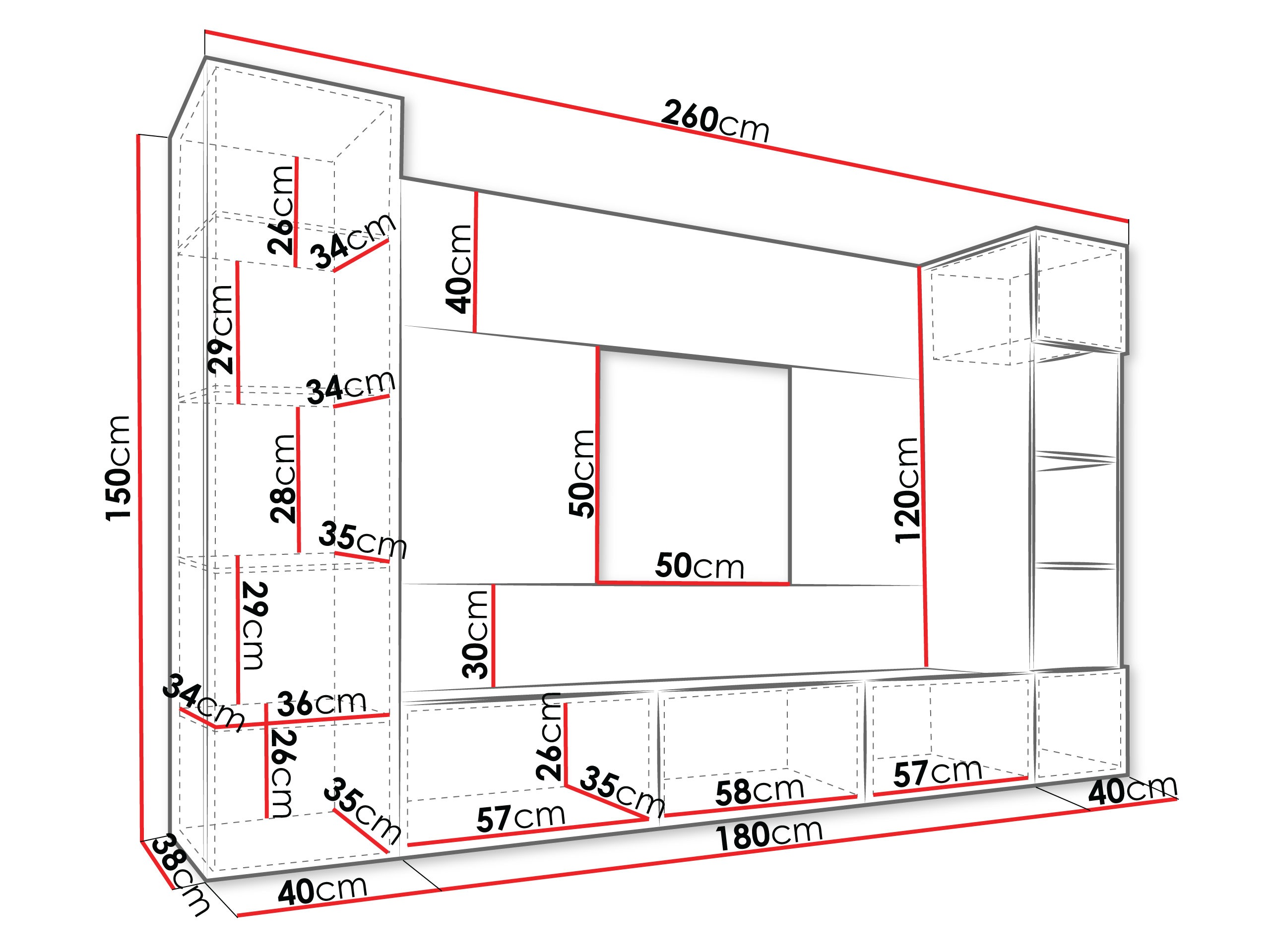 Set za dnevnu sobu Comfivo Salix IV (Crno + Crni mermer)