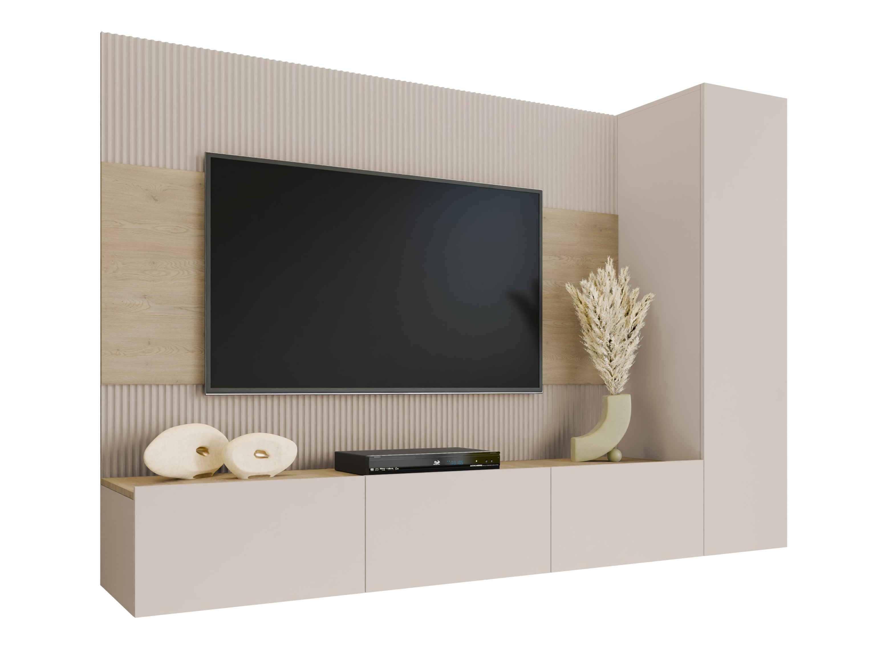 Set za dnevnu sobu Comfivo Salix VI (Bež + Cremona hrast)