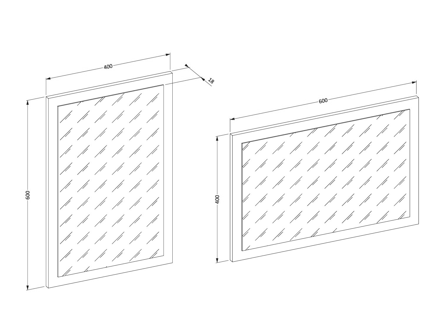Ogledalo Alfere 115 (Belo)