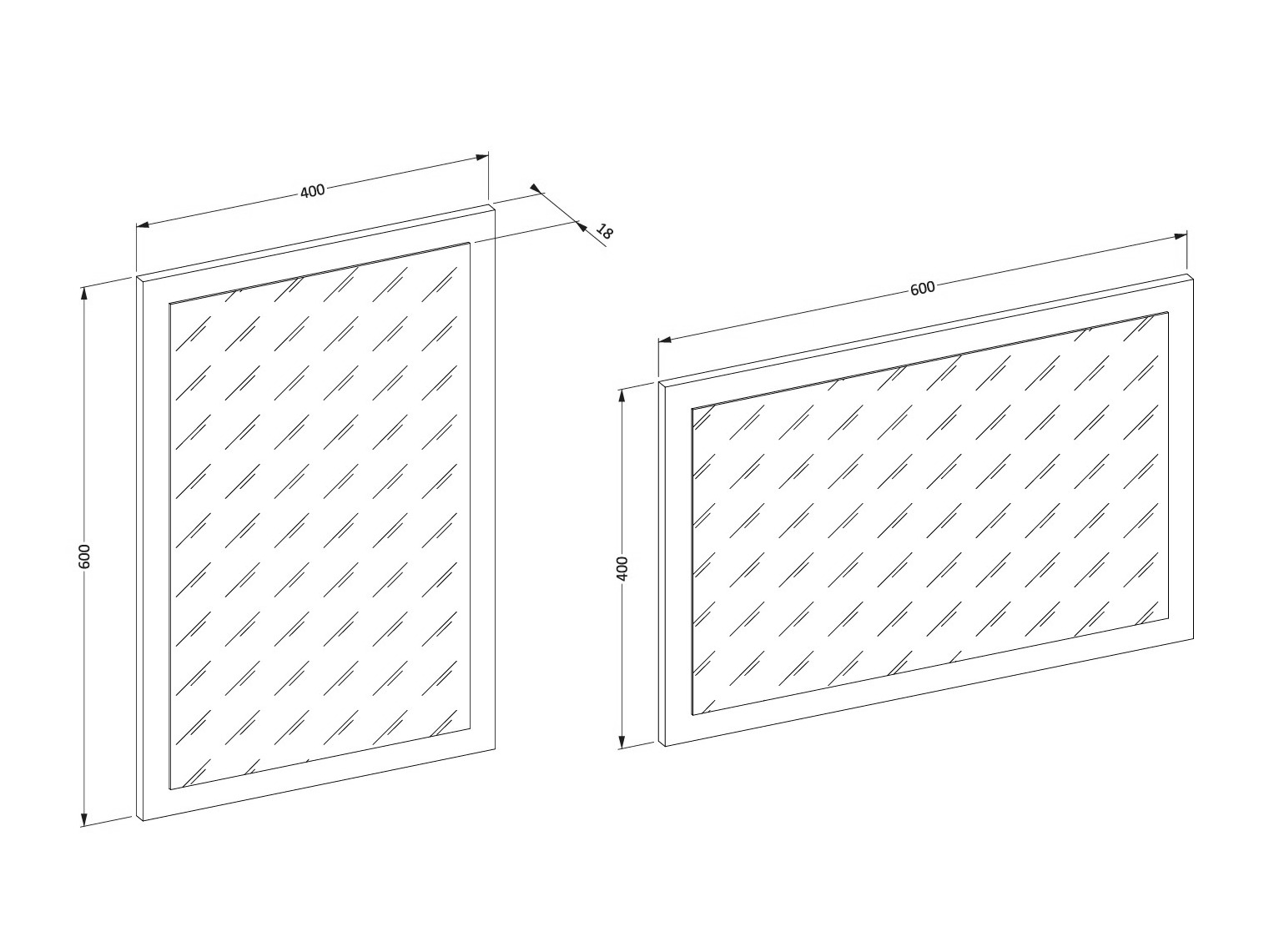 Ogledalo Alfere 115 (Zelena)