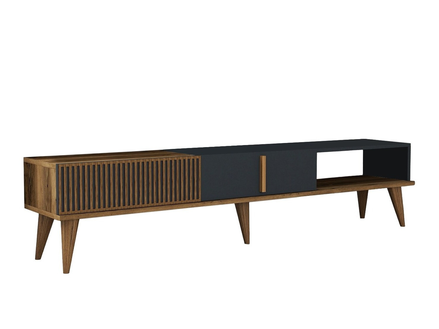TV komoda Mavbene 102 (Orah + Antracit)