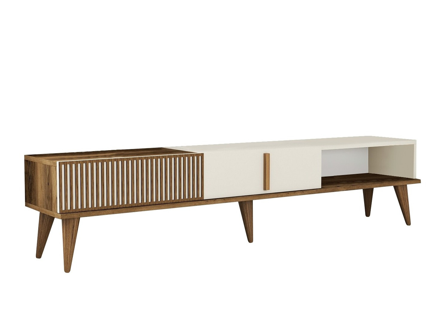 TV komoda Mavbene 102 (Orah + Krem)