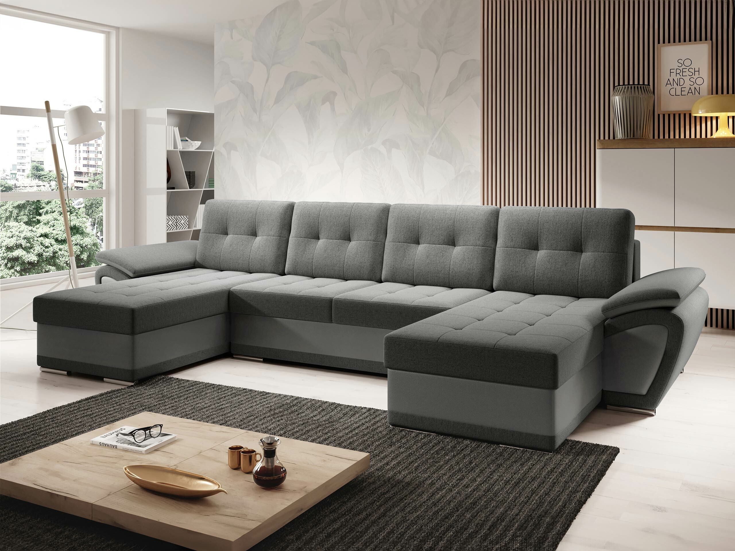Ugaona sofa Arvada 115 (Rico 23 + Mekan 29)