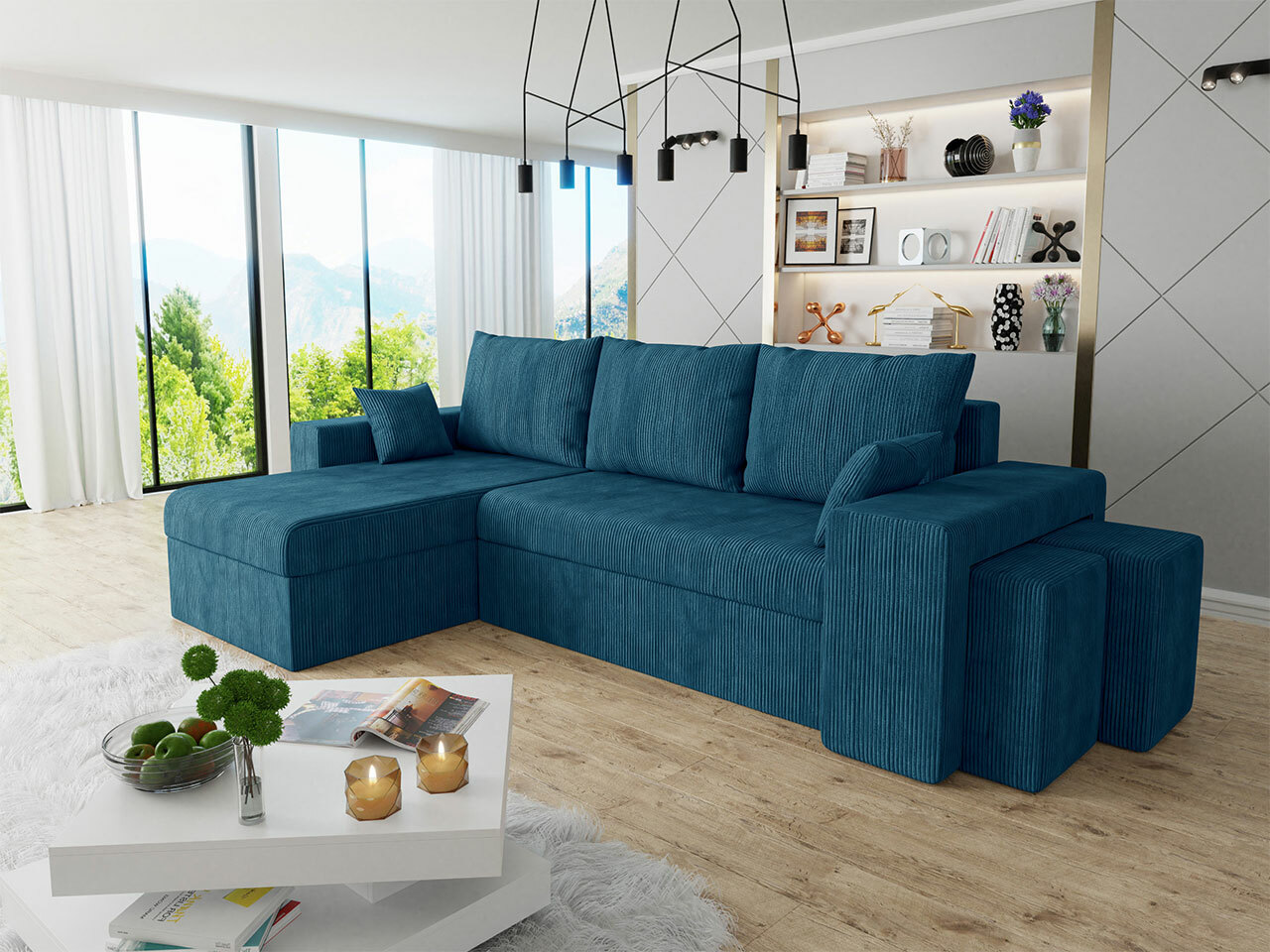 Ugaona sofa Memphis 138 (Poso 05)