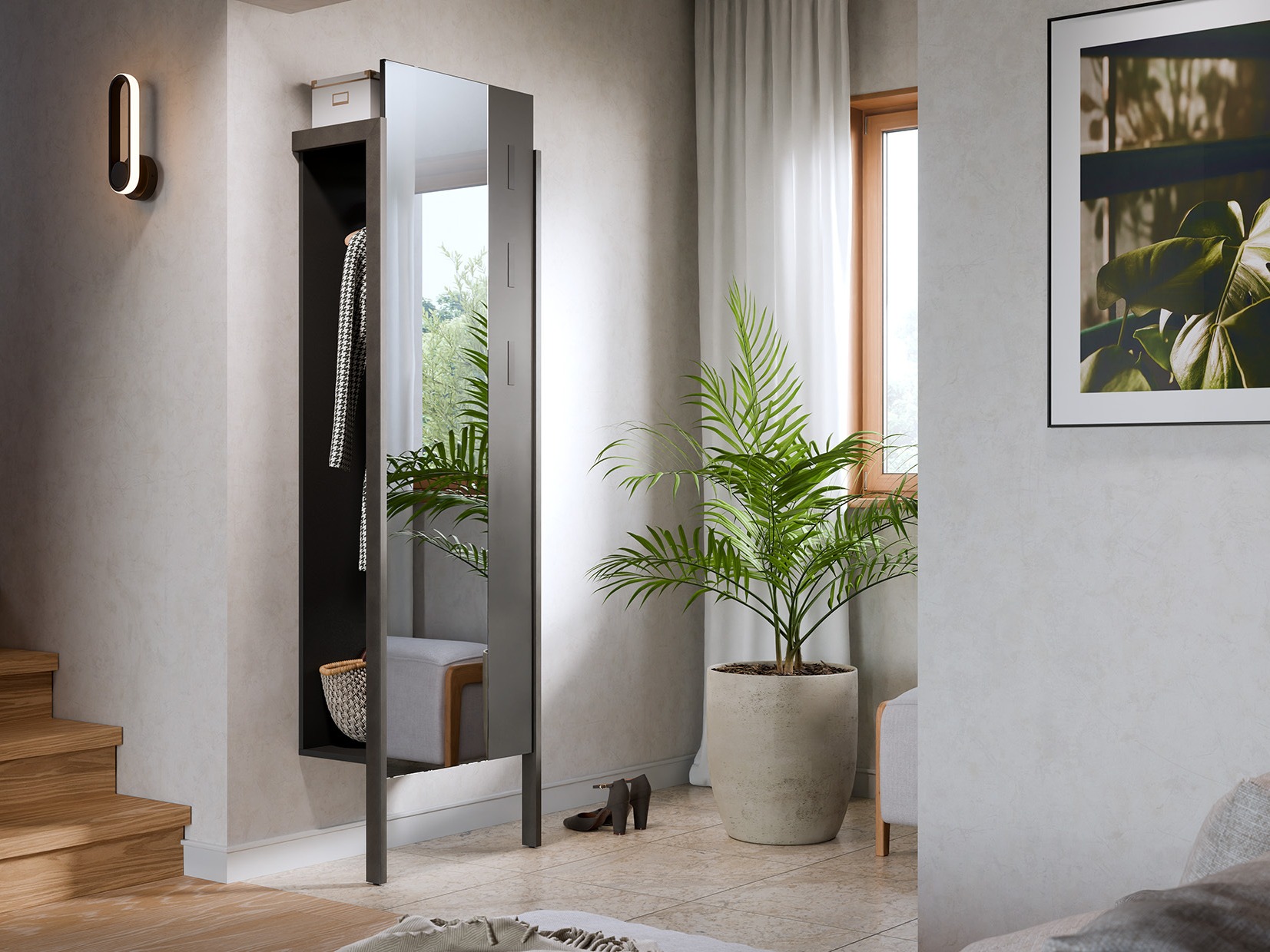 Čiviluk Ontario 147 (Antracit + Matera siva)