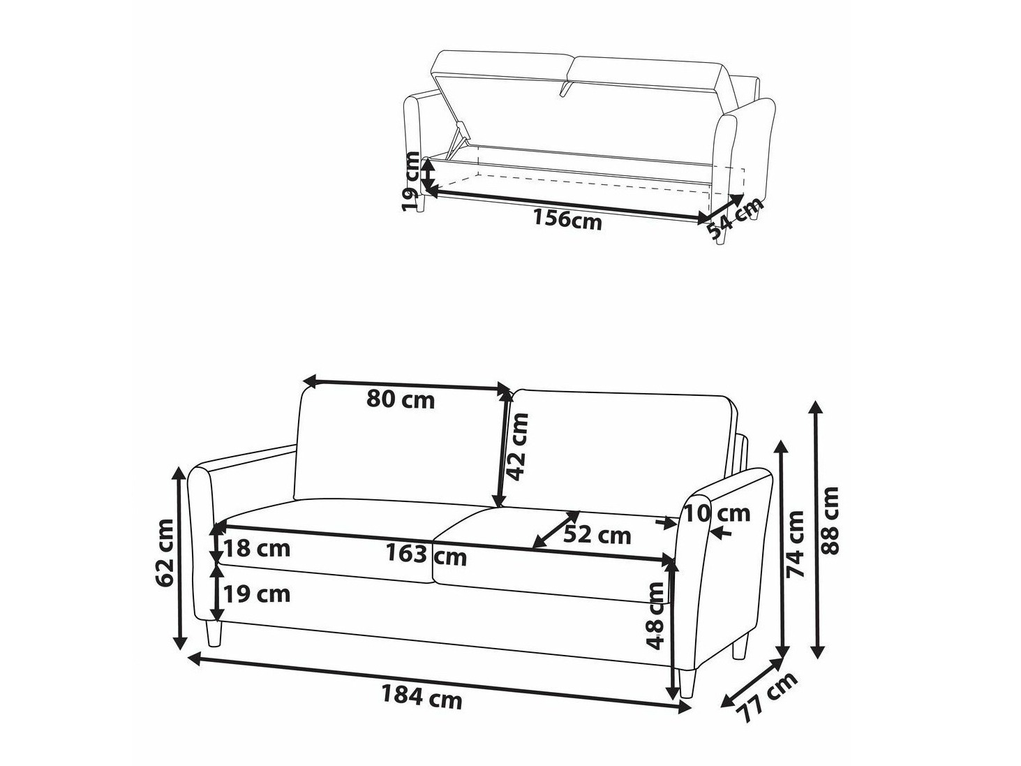 Sofa Berwyn 2721 (Taupe)