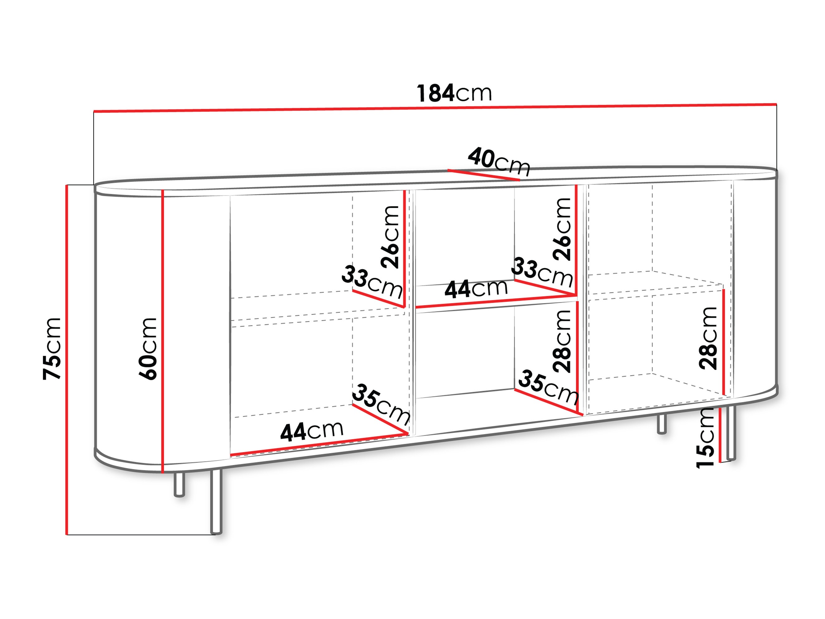 Ormarić Comfivo Livtena 101 (Beli mermer + Zlatan)