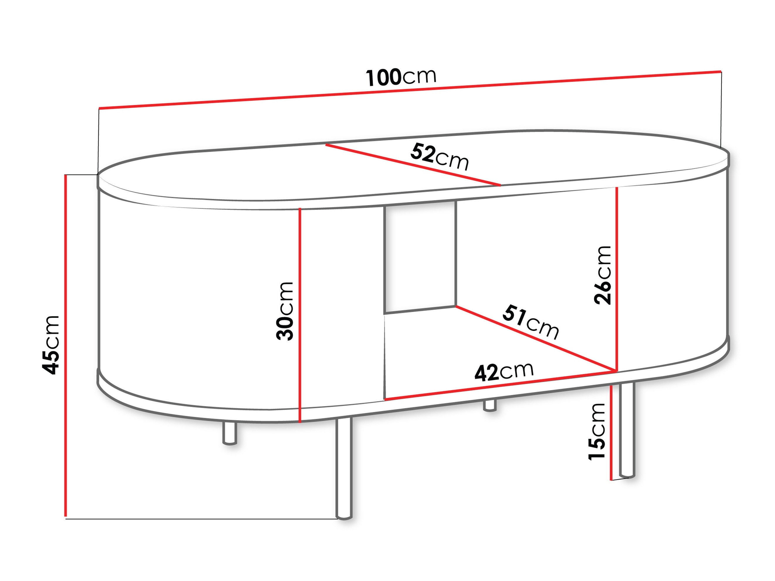 Stočić za kafu Comfivo Livtena 104 (Beli mermer + Zlatan)