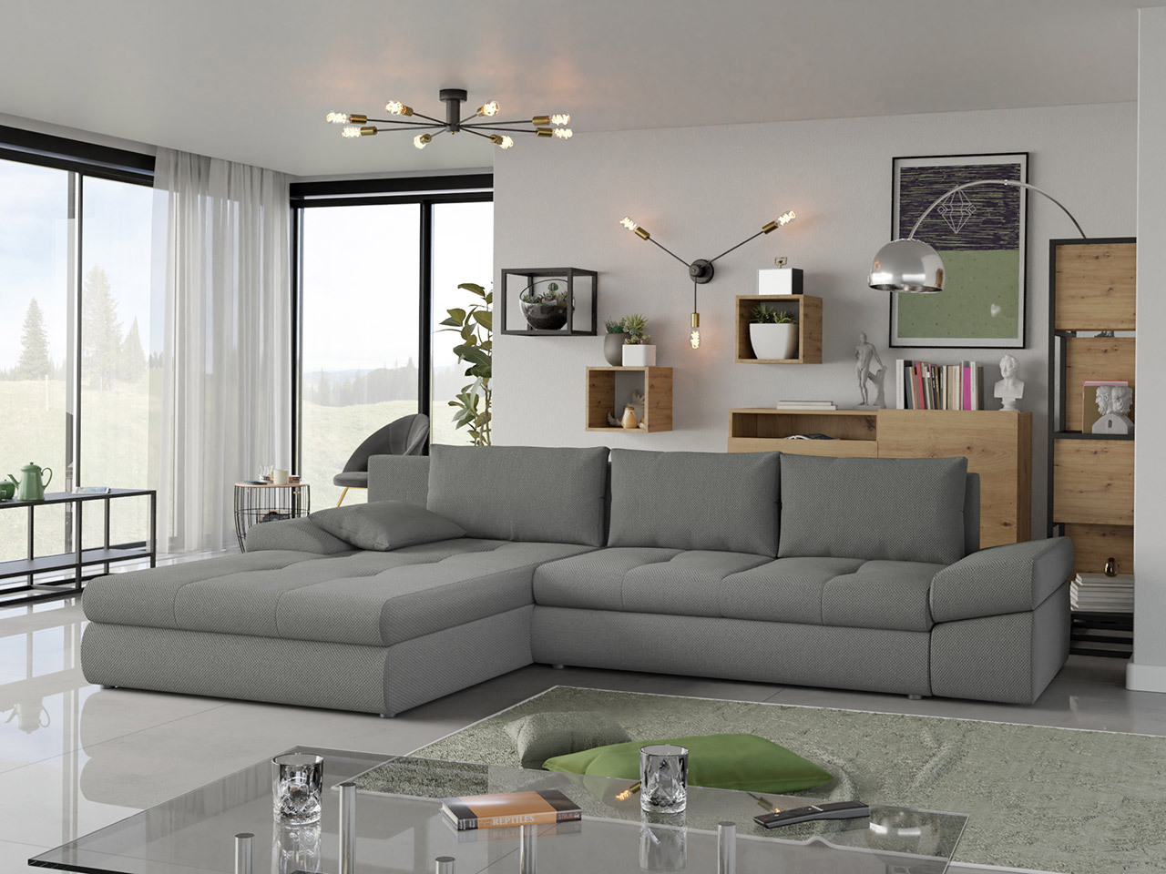 Ugaona sofa Lincoln 124 (Inari 91)