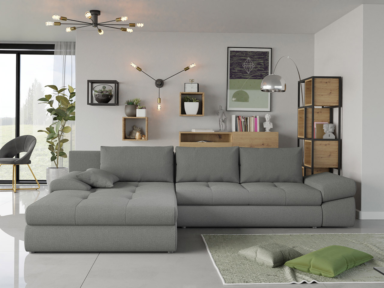 Ugaona sofa Lincoln 124 (Inari 91)