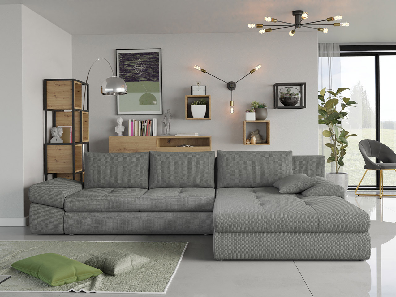 Ugaona sofa Lincoln 124 (Inari 91)